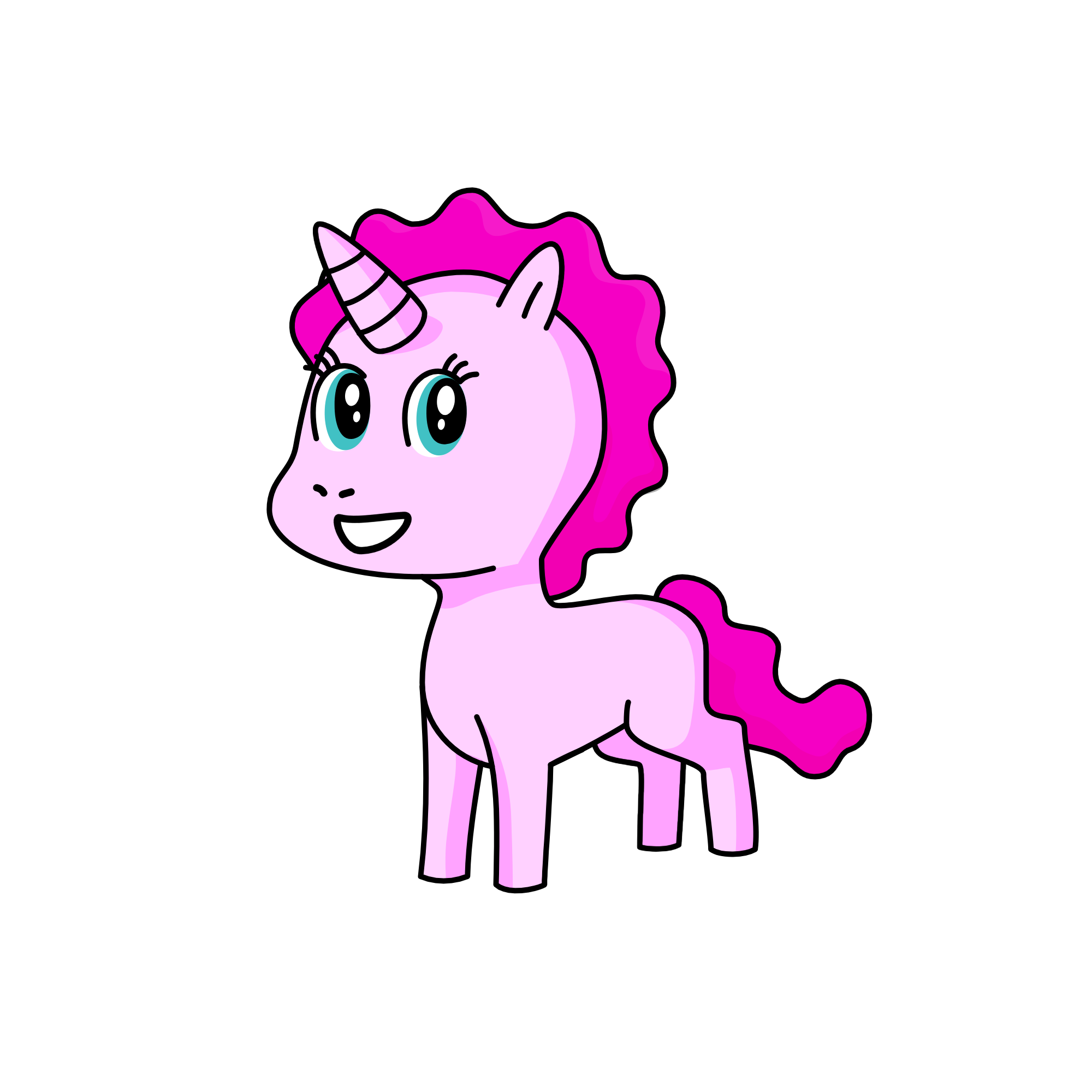 Pinkiepie, the unicorn