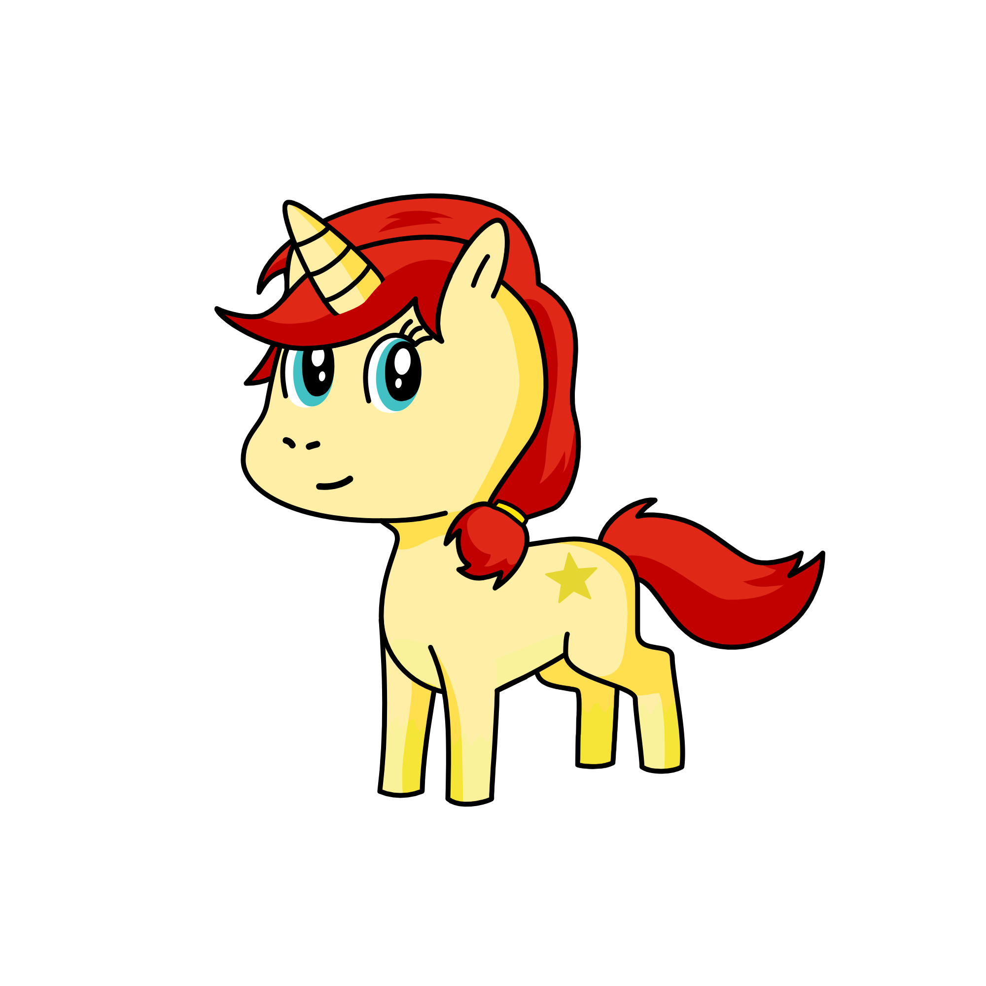 Sunset Shimmer, the unicorn