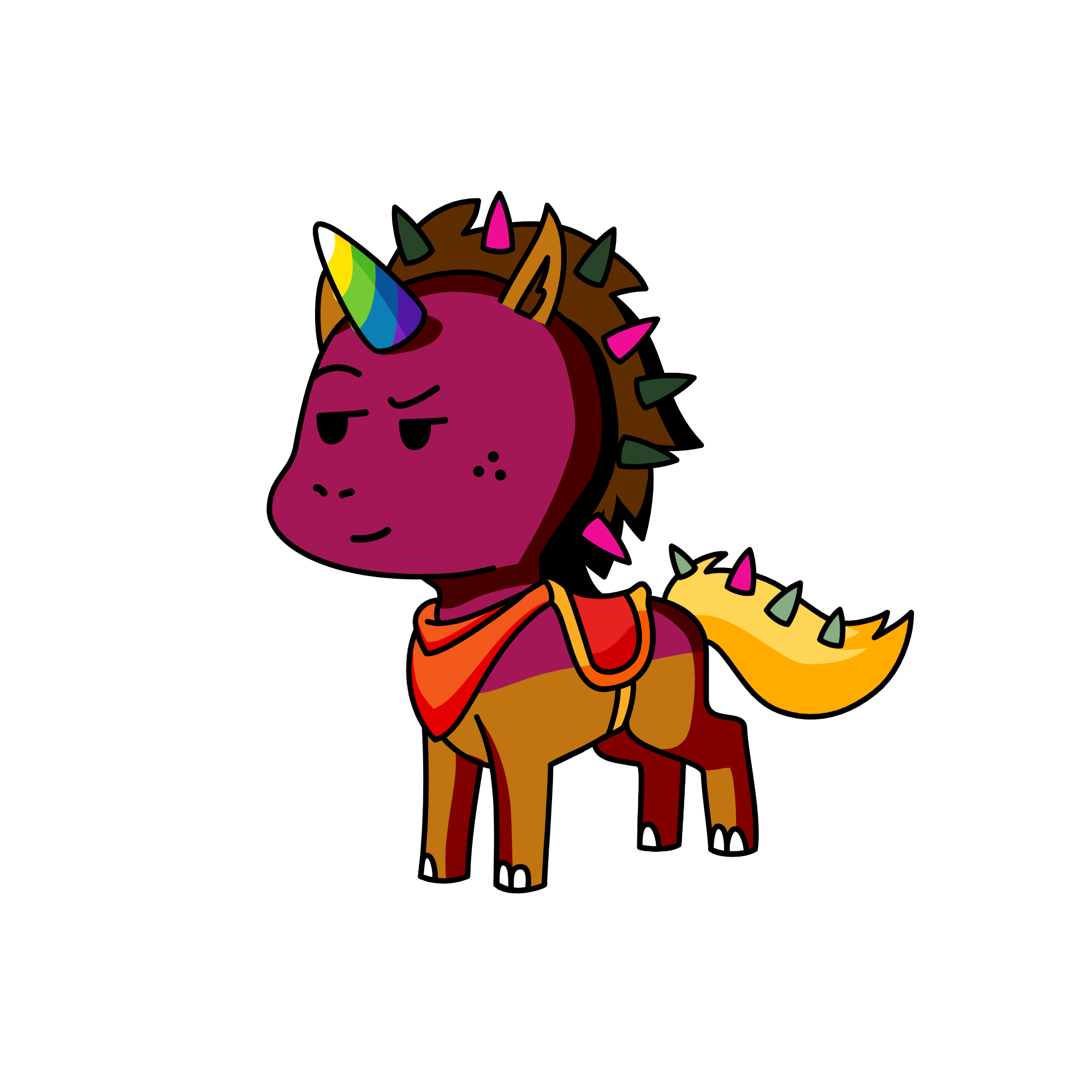 smarty pie, the unicorn
