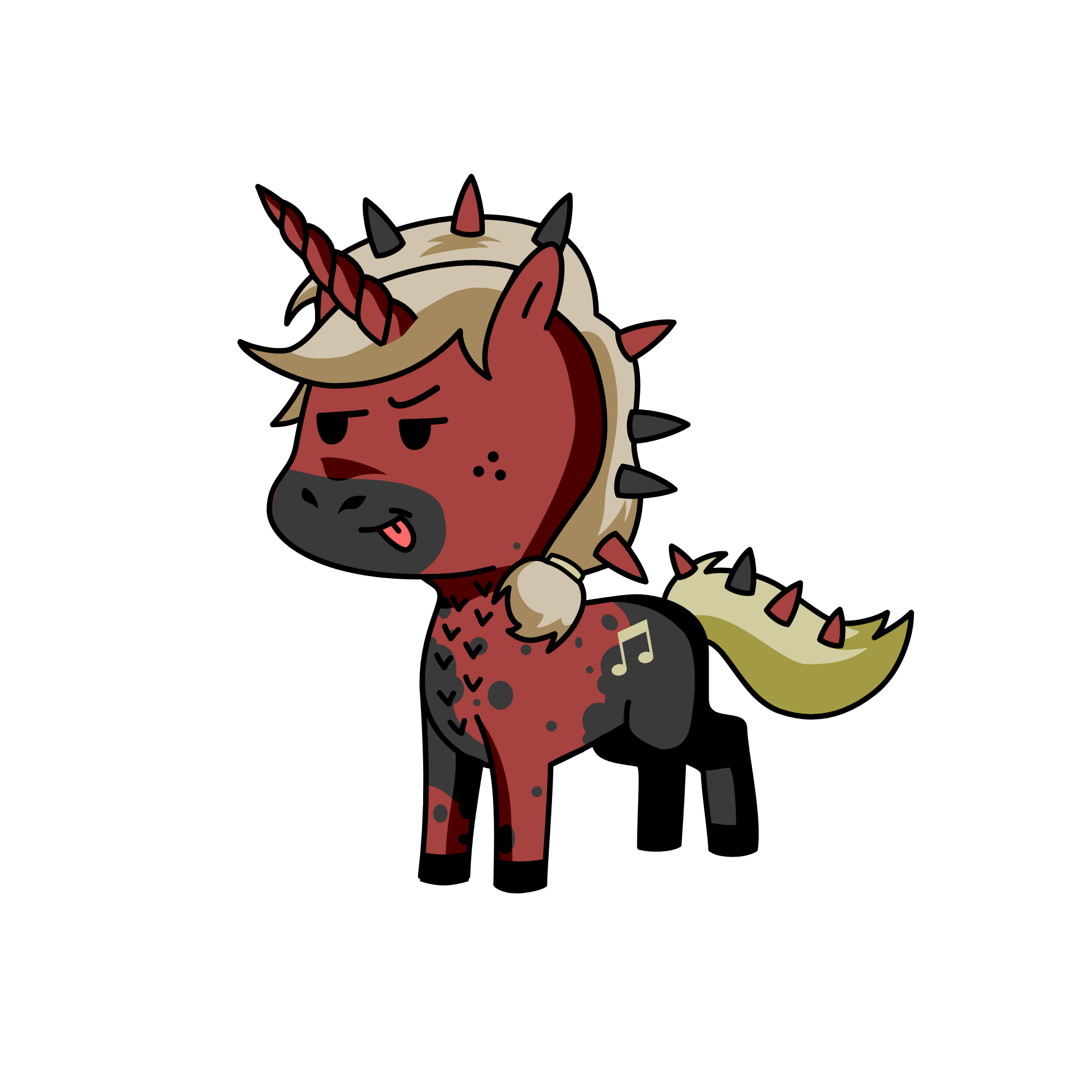 Ruzie, the unicorn