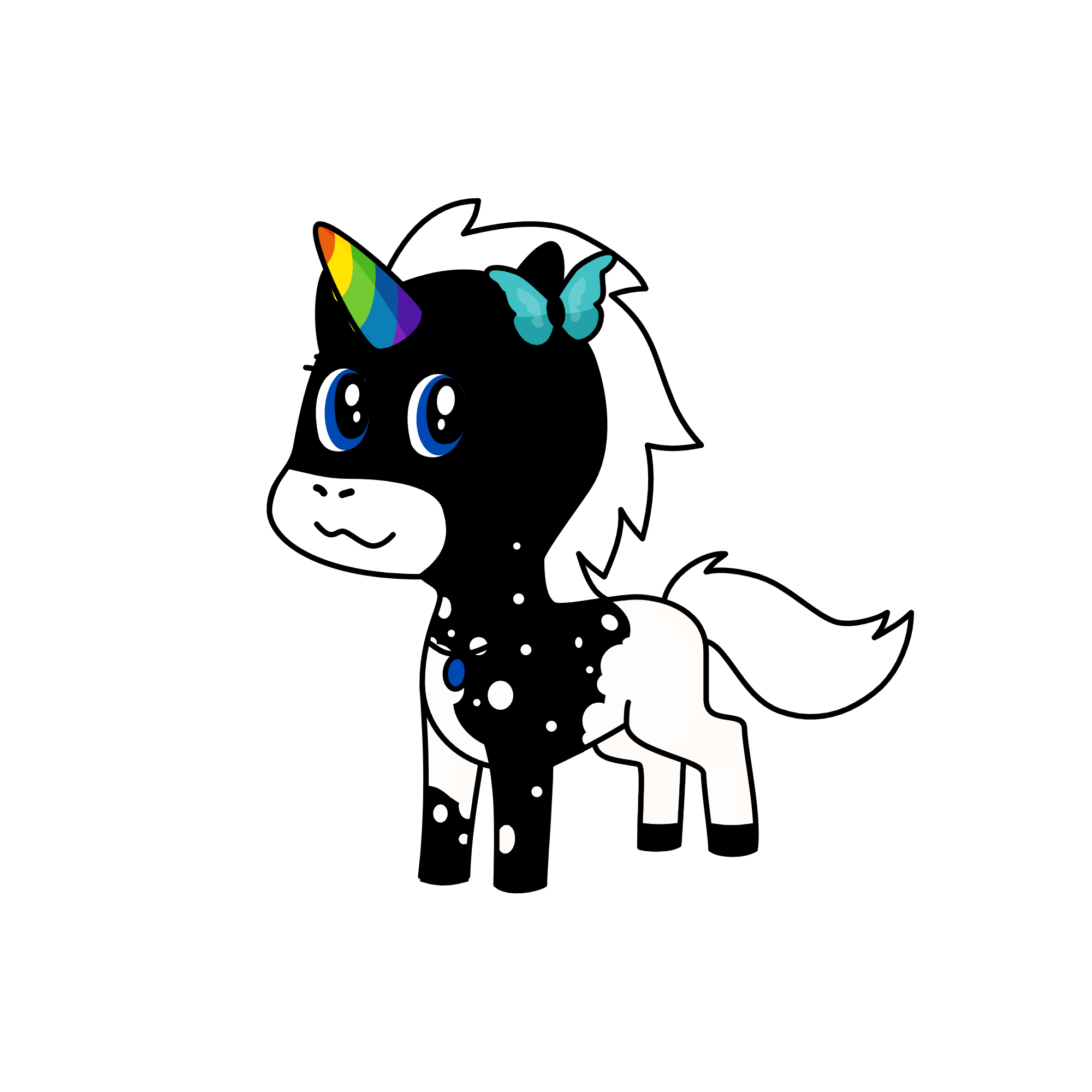 midnight (aka Jim's gf), the unicorn