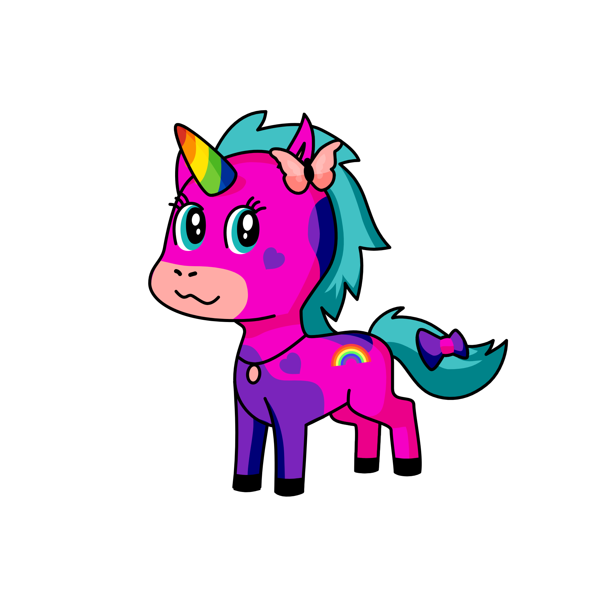 rainbow, the unicorn