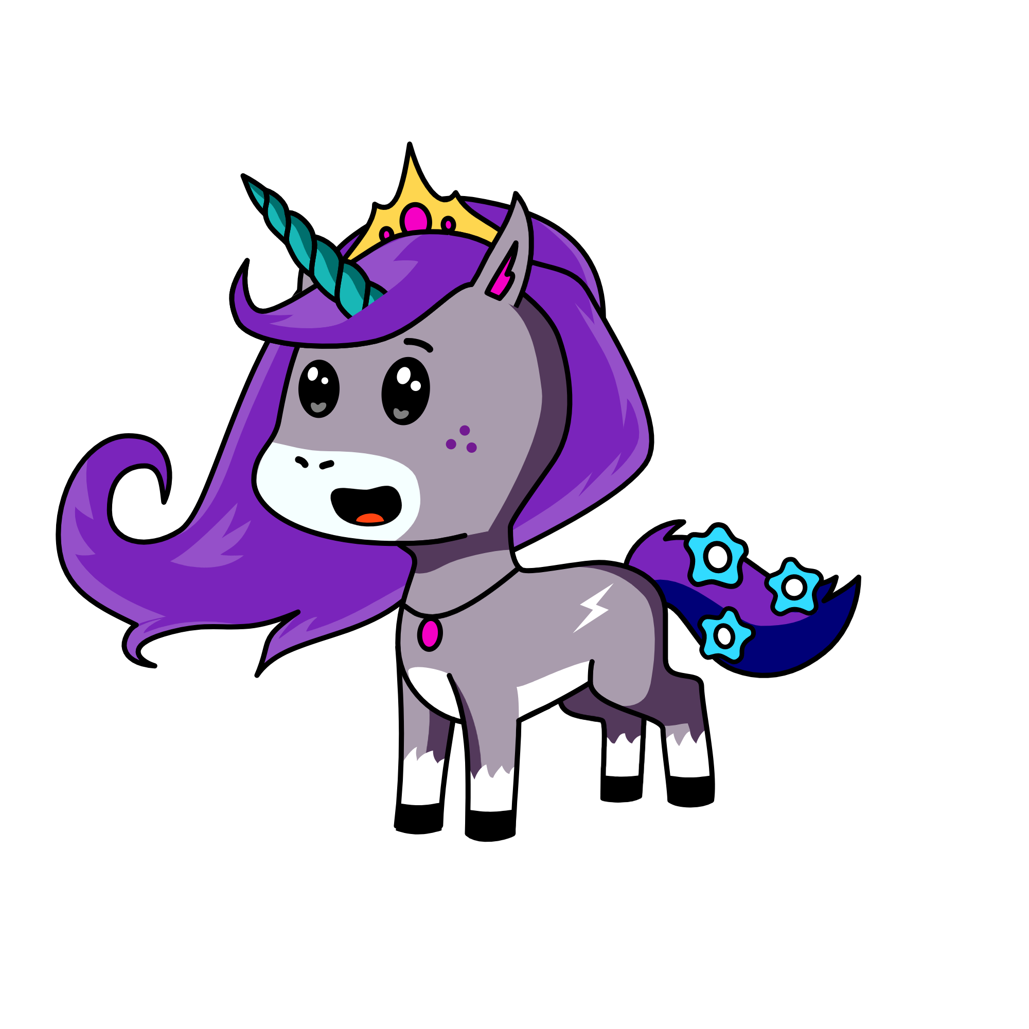 ./;/./;/, the unicorn