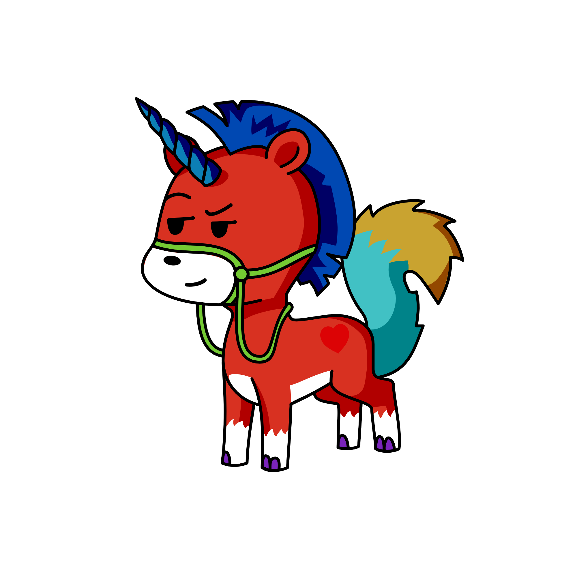 Cachow, the unicorn