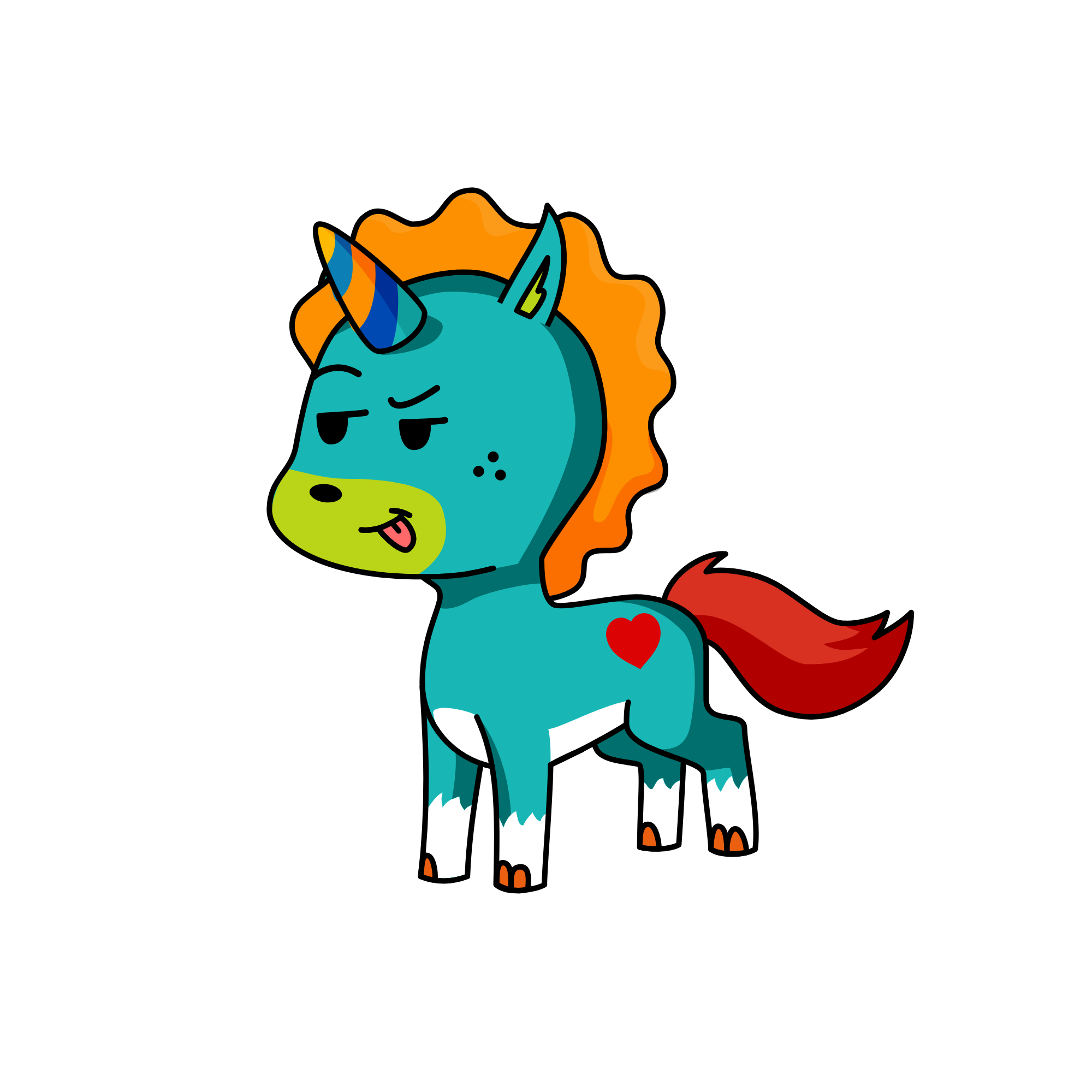 random, the unicorn