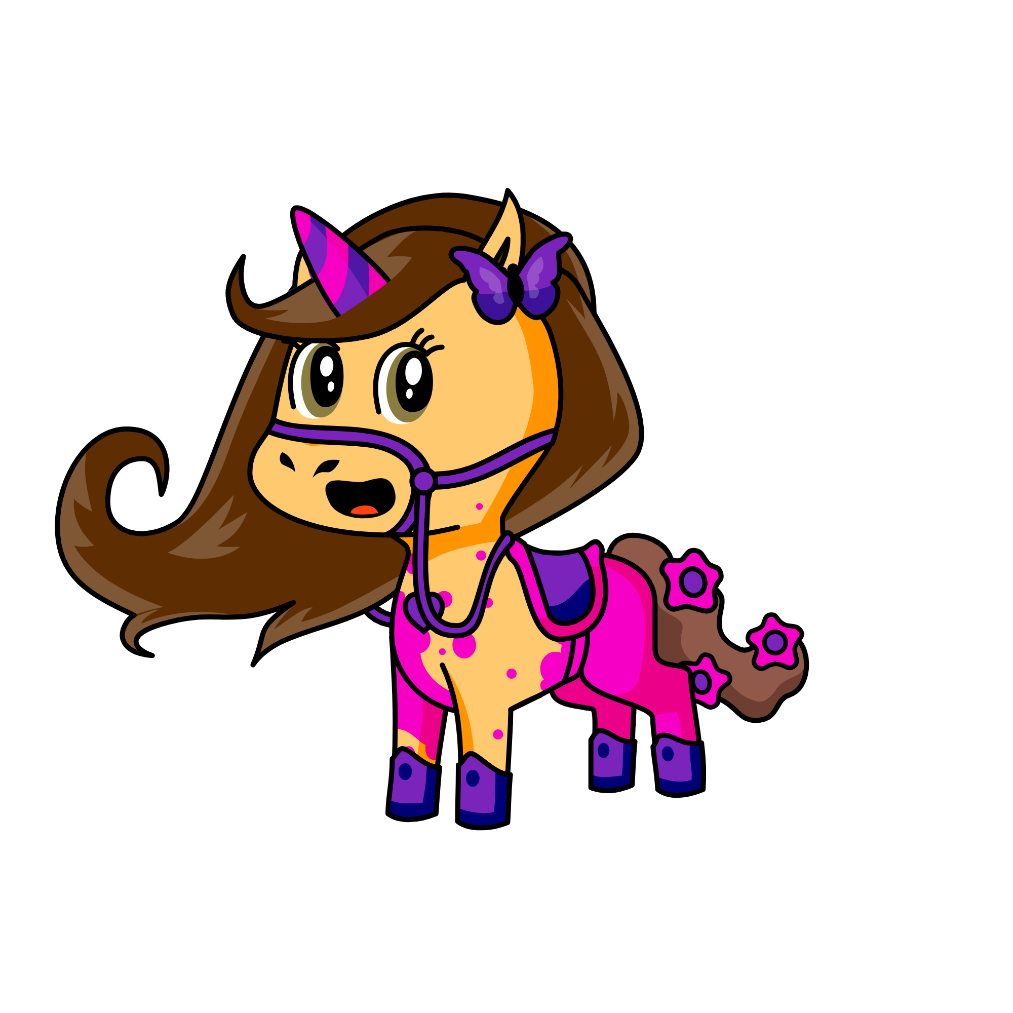Prinsess moonlight, the unicorn