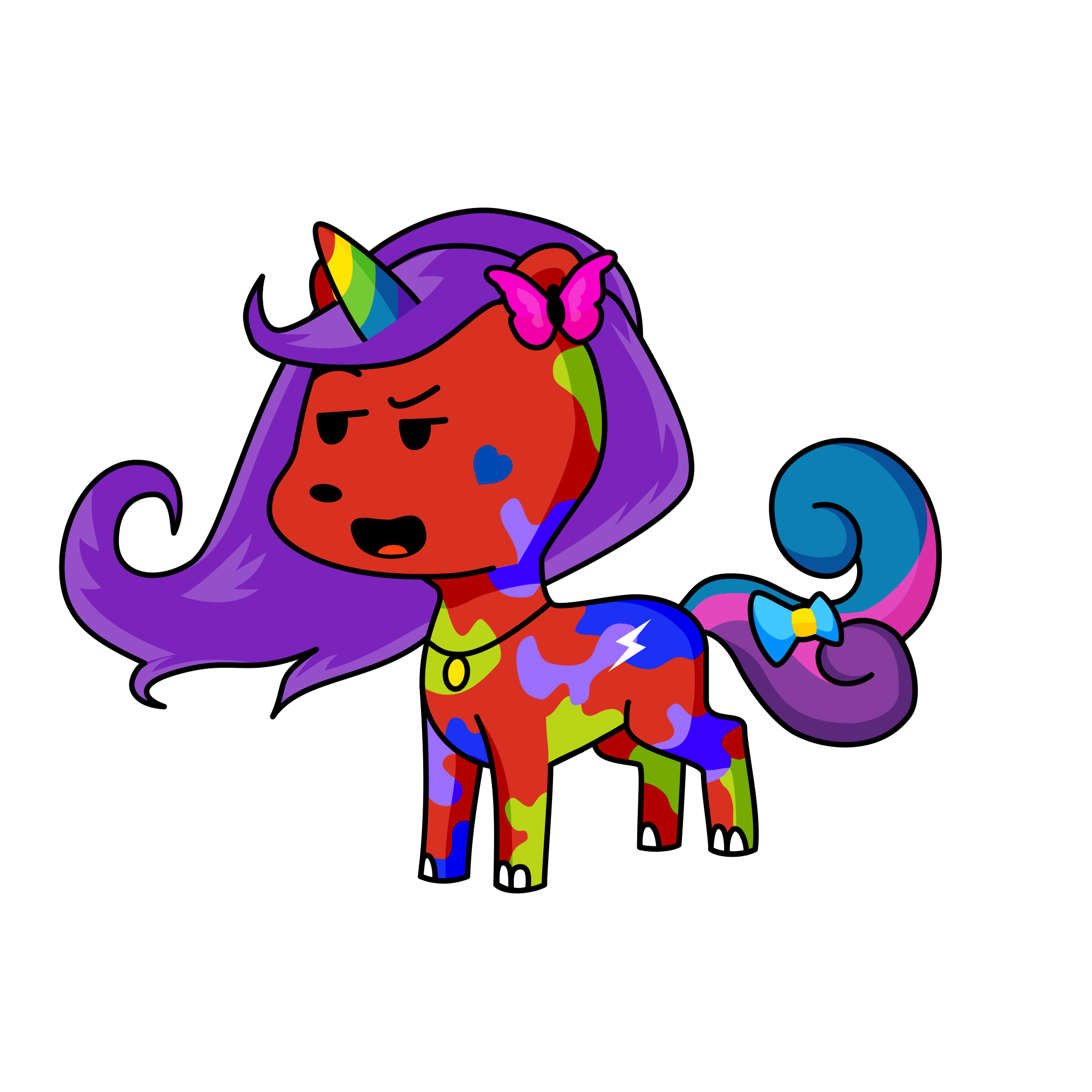Star cool, the unicorn