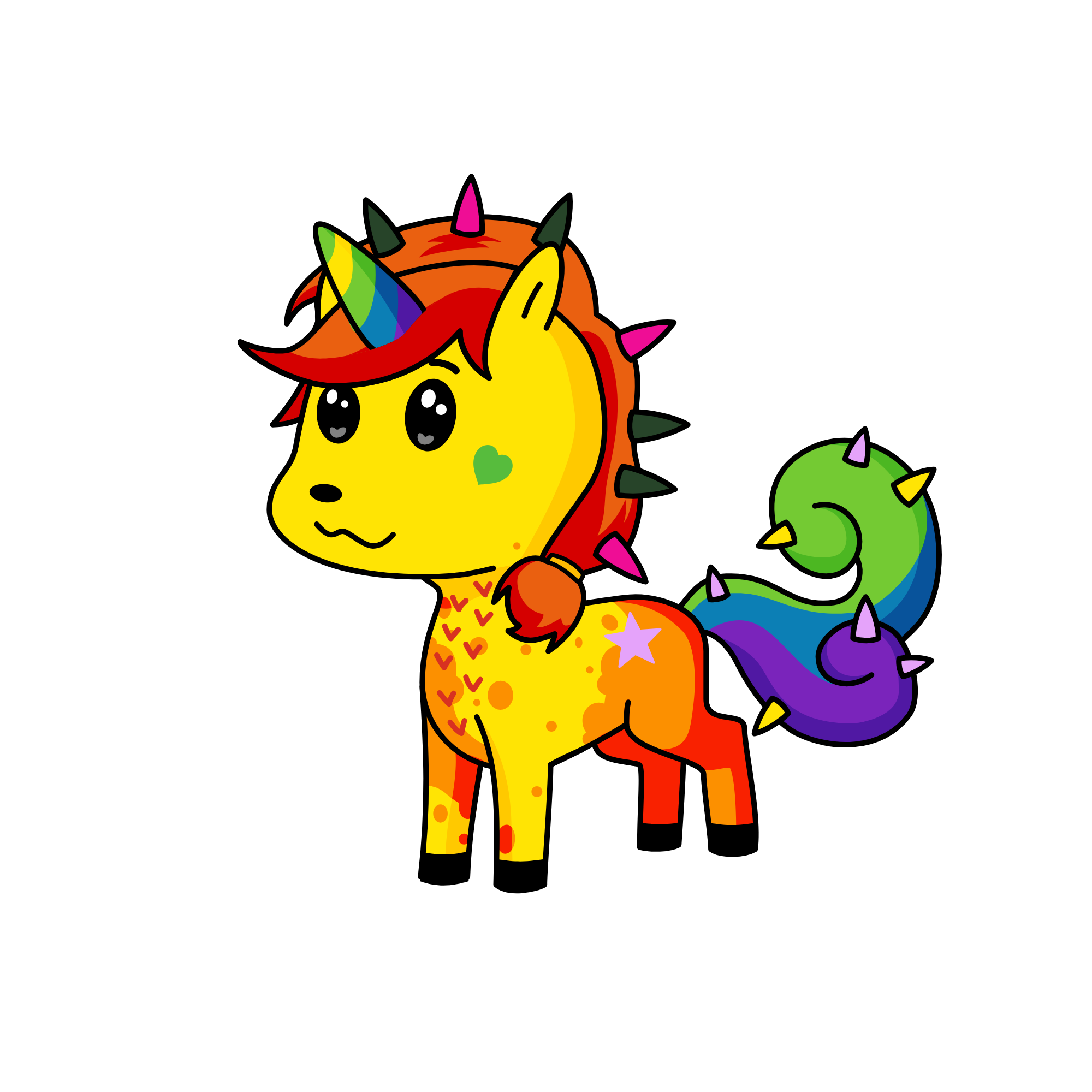 rainbow, the unicorn