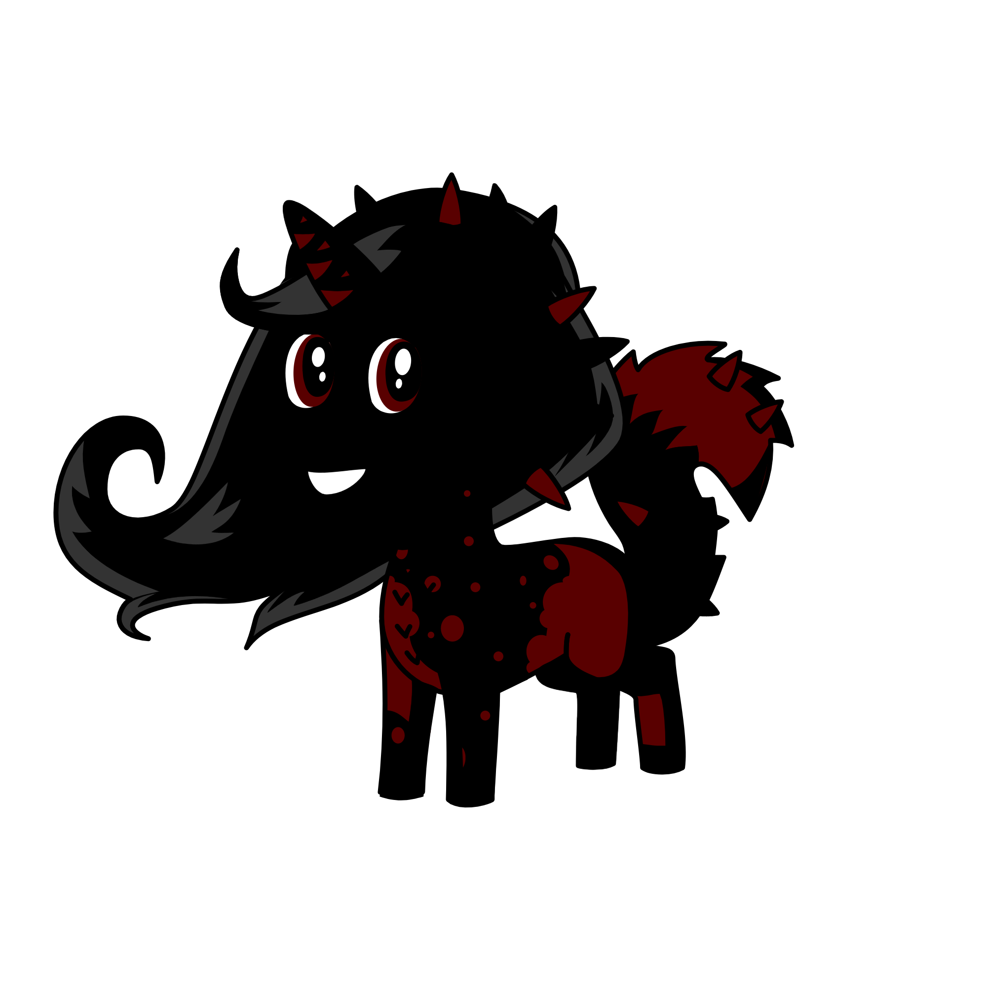 DARK :>, the unicorn