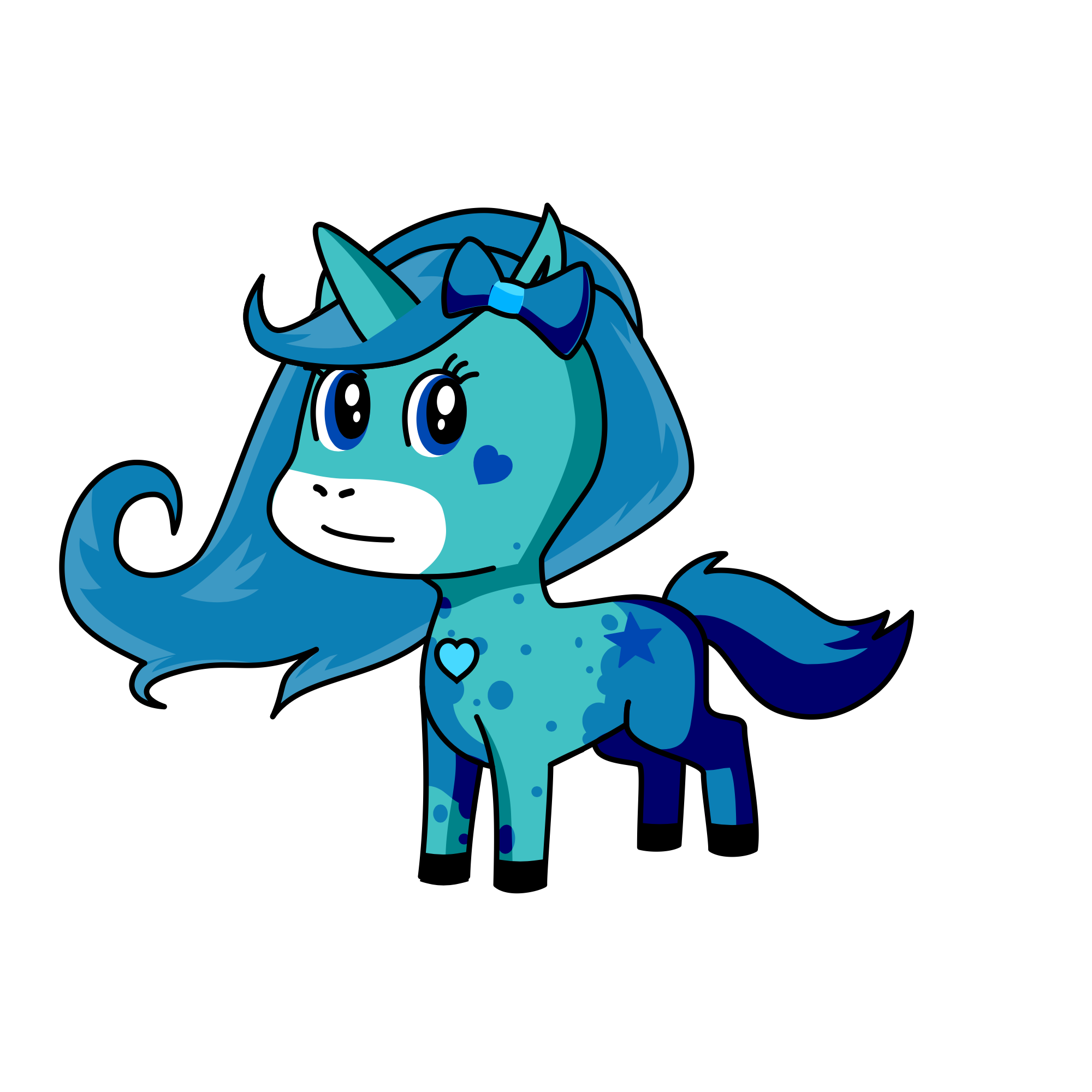 Sailor Mercury , the unicorn