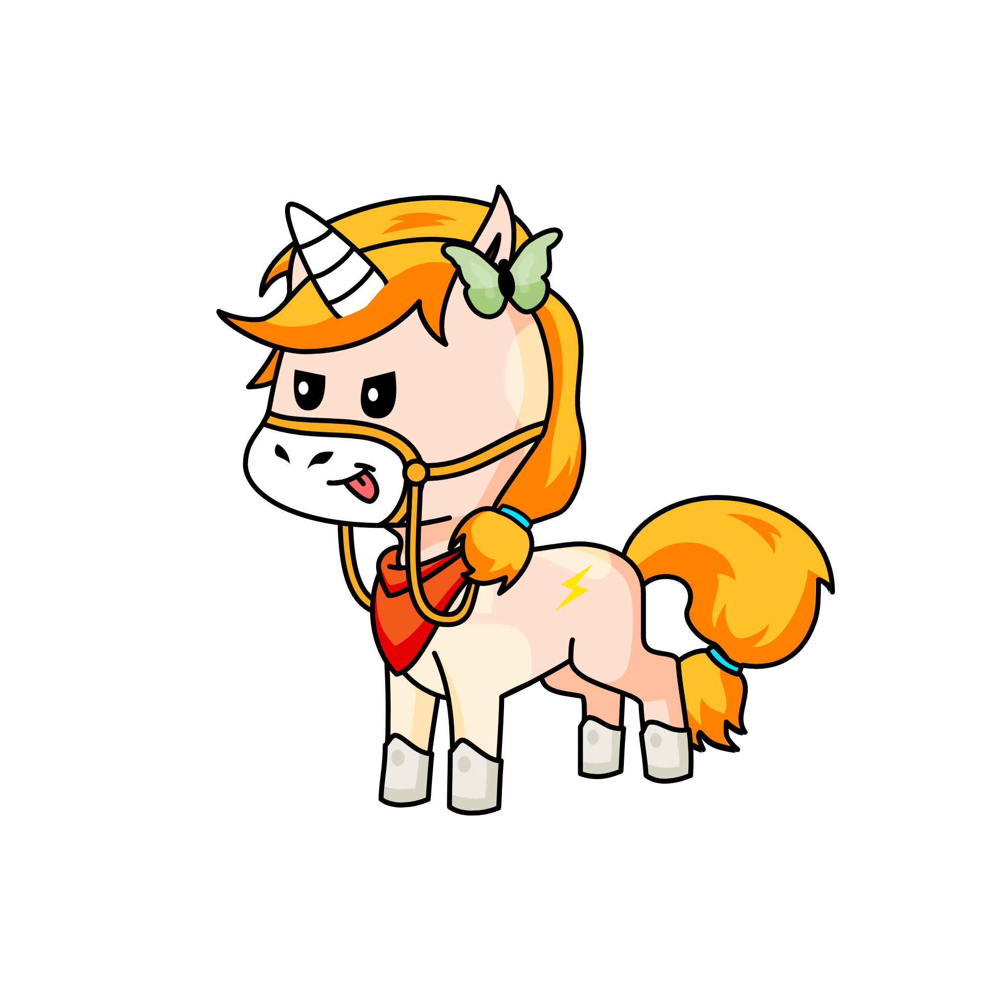 Braver, the unicorn