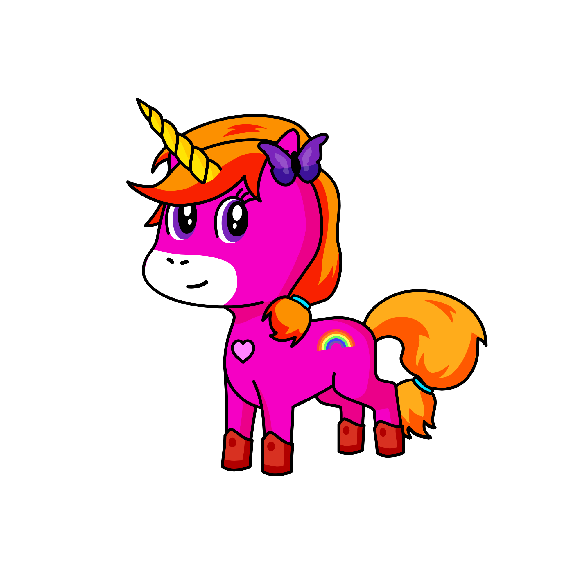 Cupcake, the unicorn