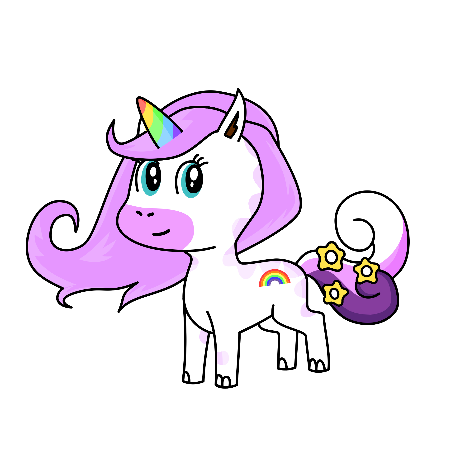 Pastel, the unicorn