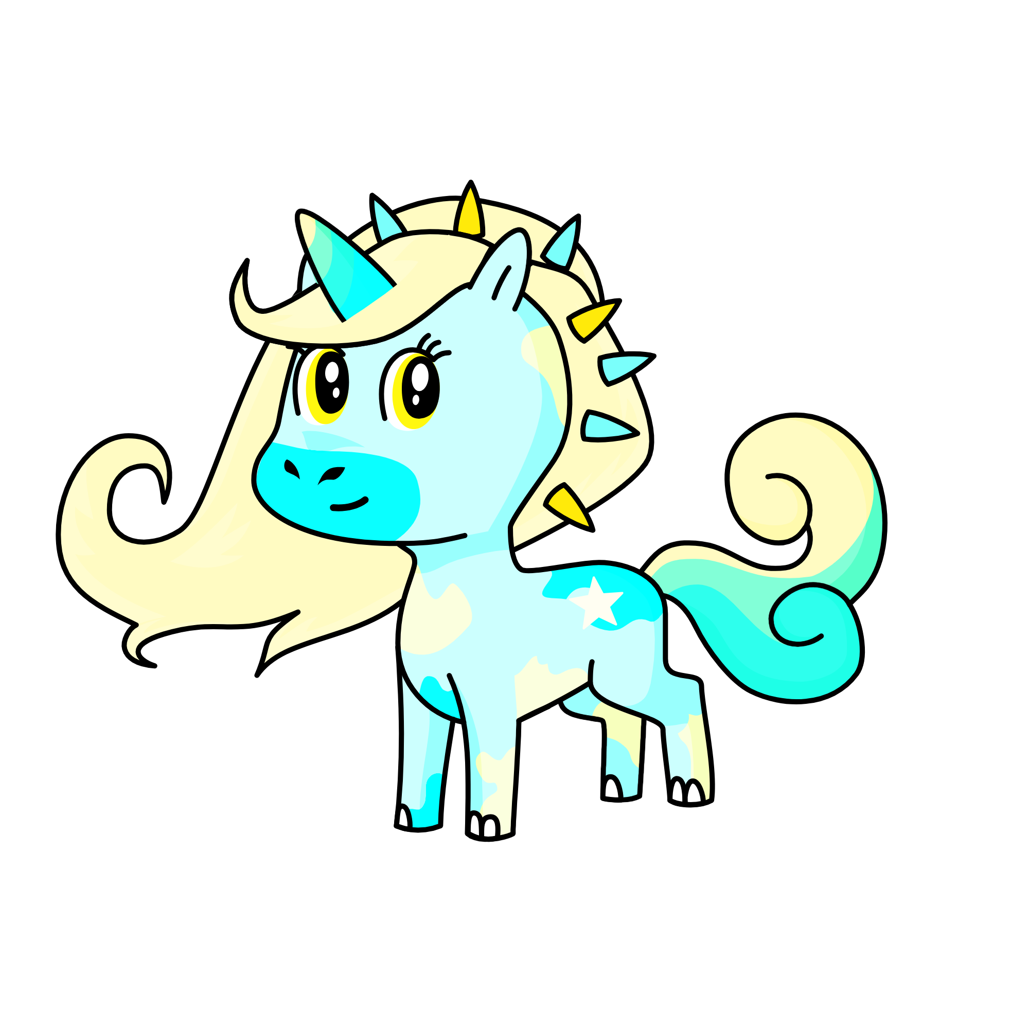 Stary, the unicorn