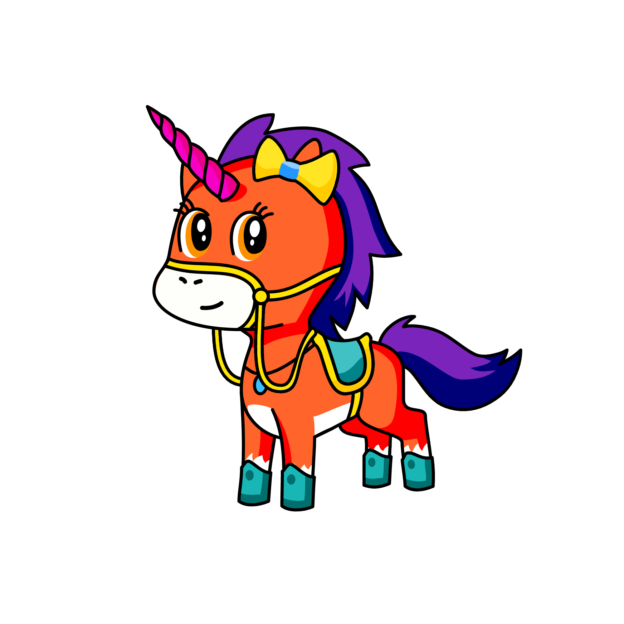 Pladdie, the unicorn