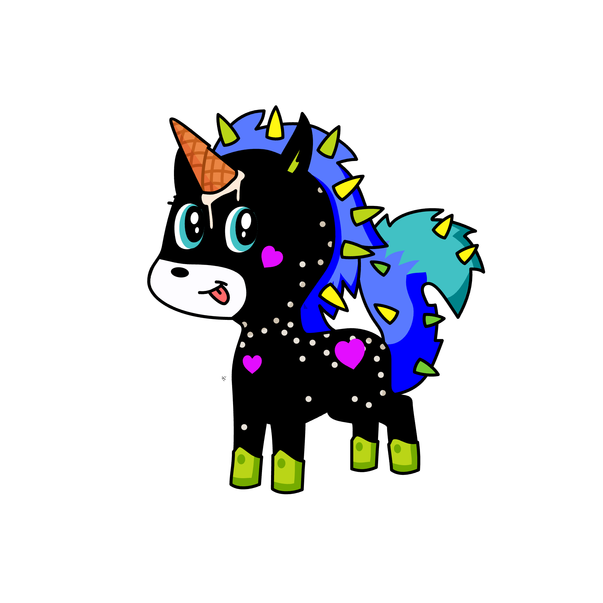 Spikina, the unicorn