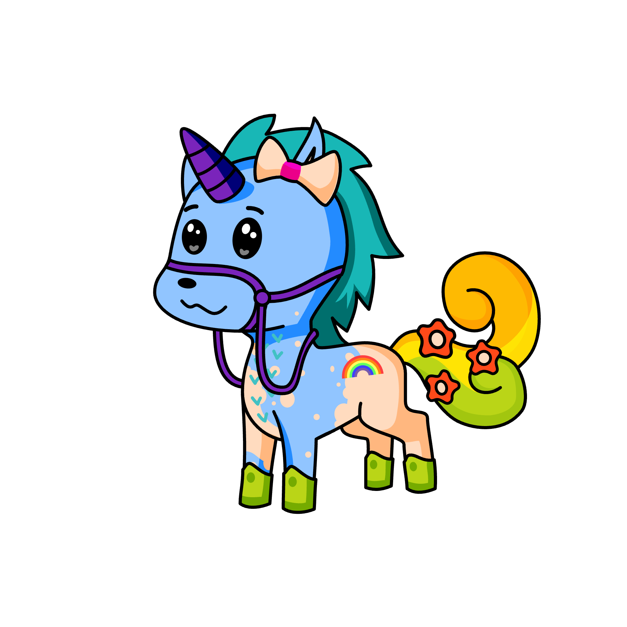 Rainbow Shine, the unicorn