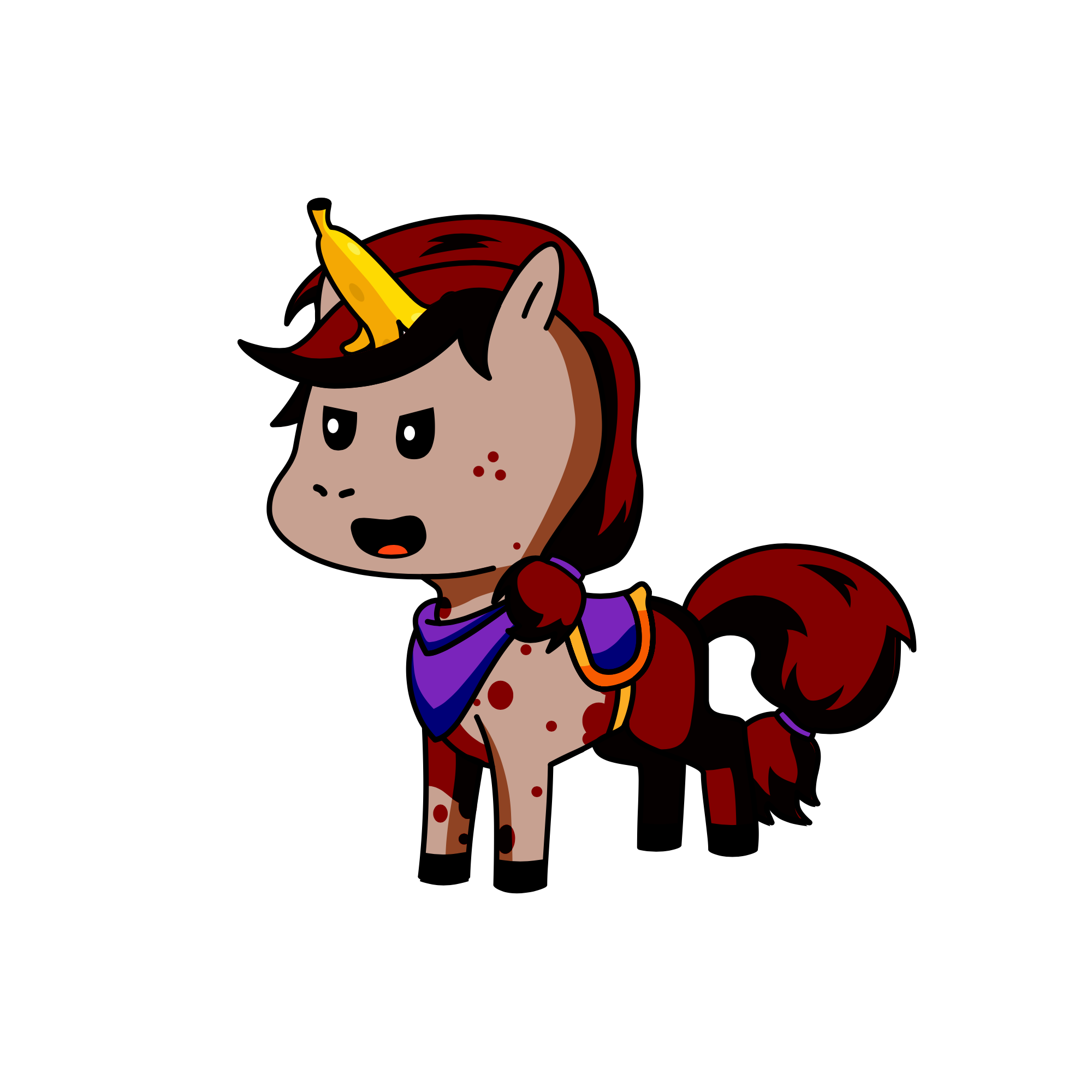 wild horse aka horse not unicorns brother aka not a unicorn, the unicorn