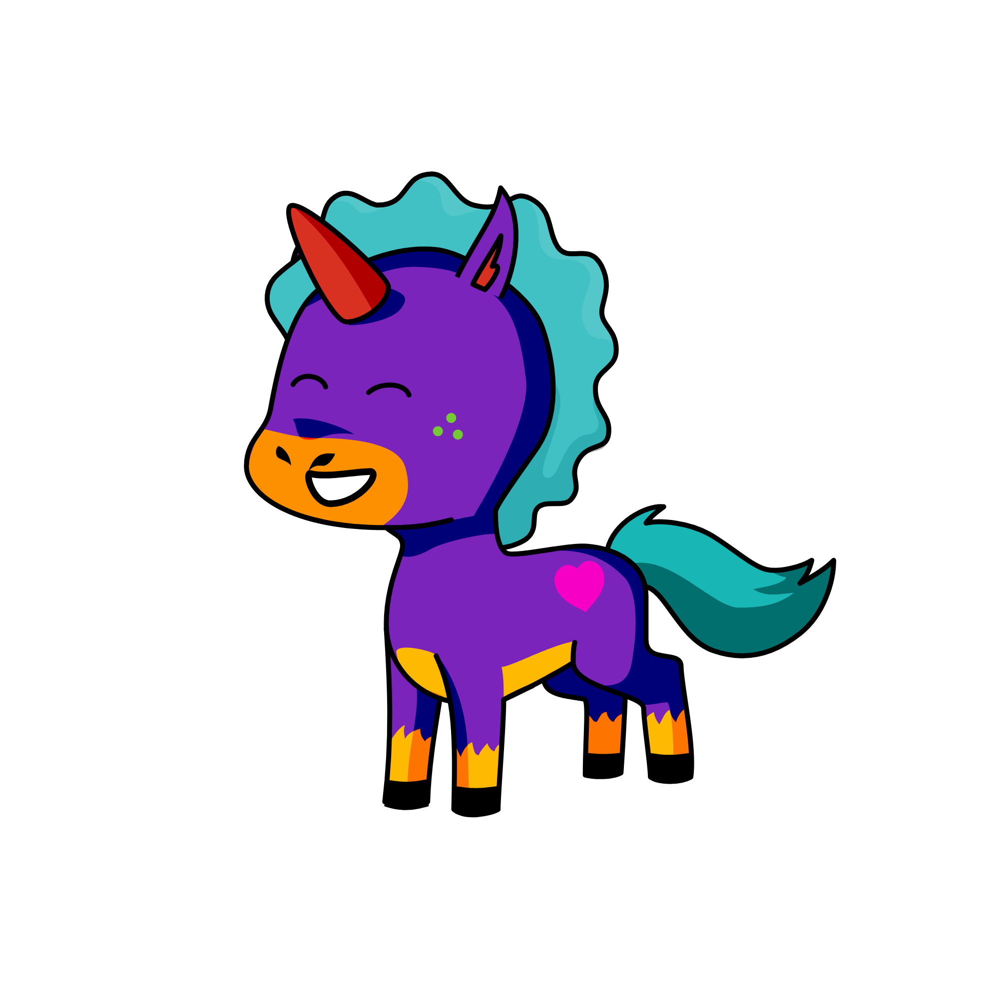 random yornicon, the unicorn