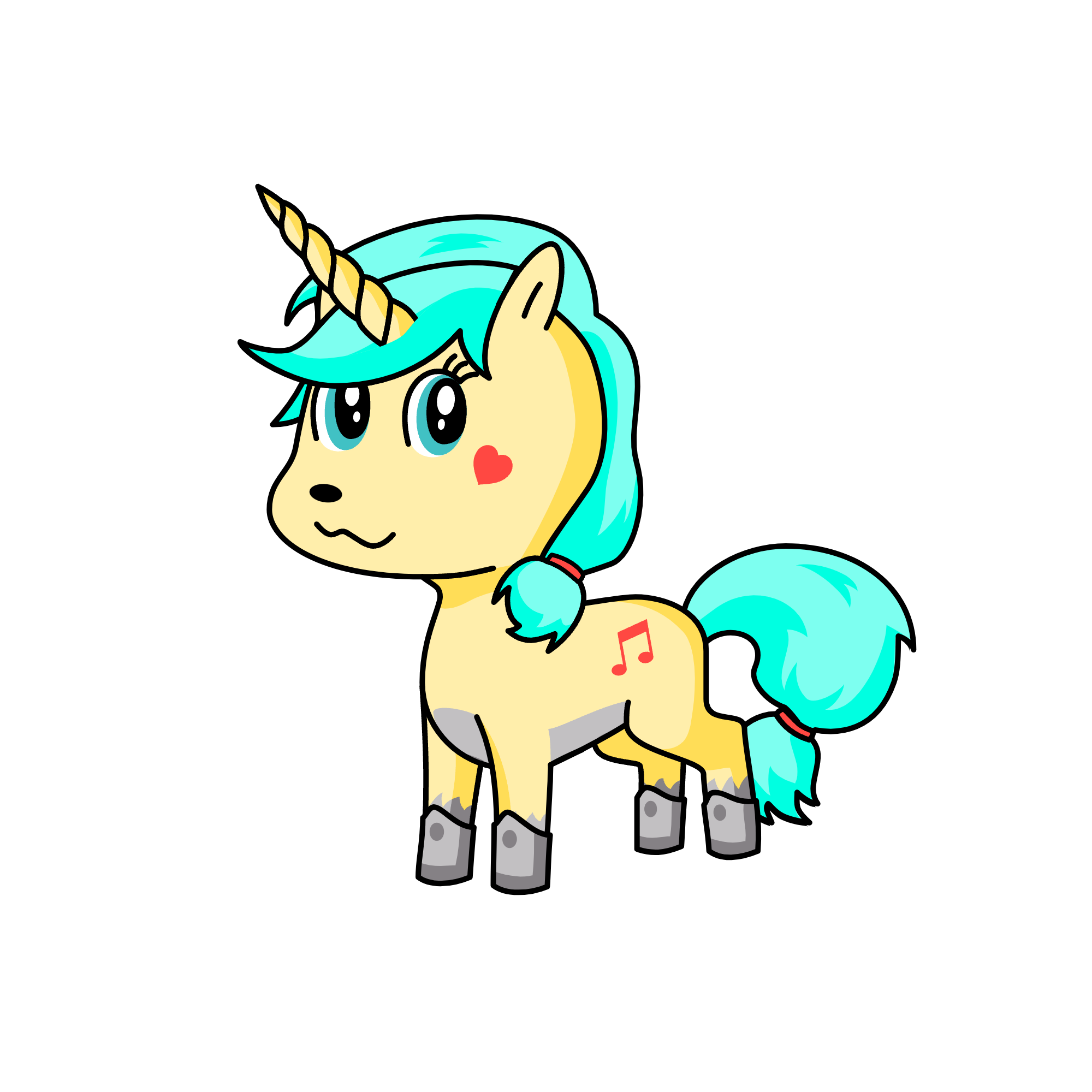 miku-dayo, the unicorn