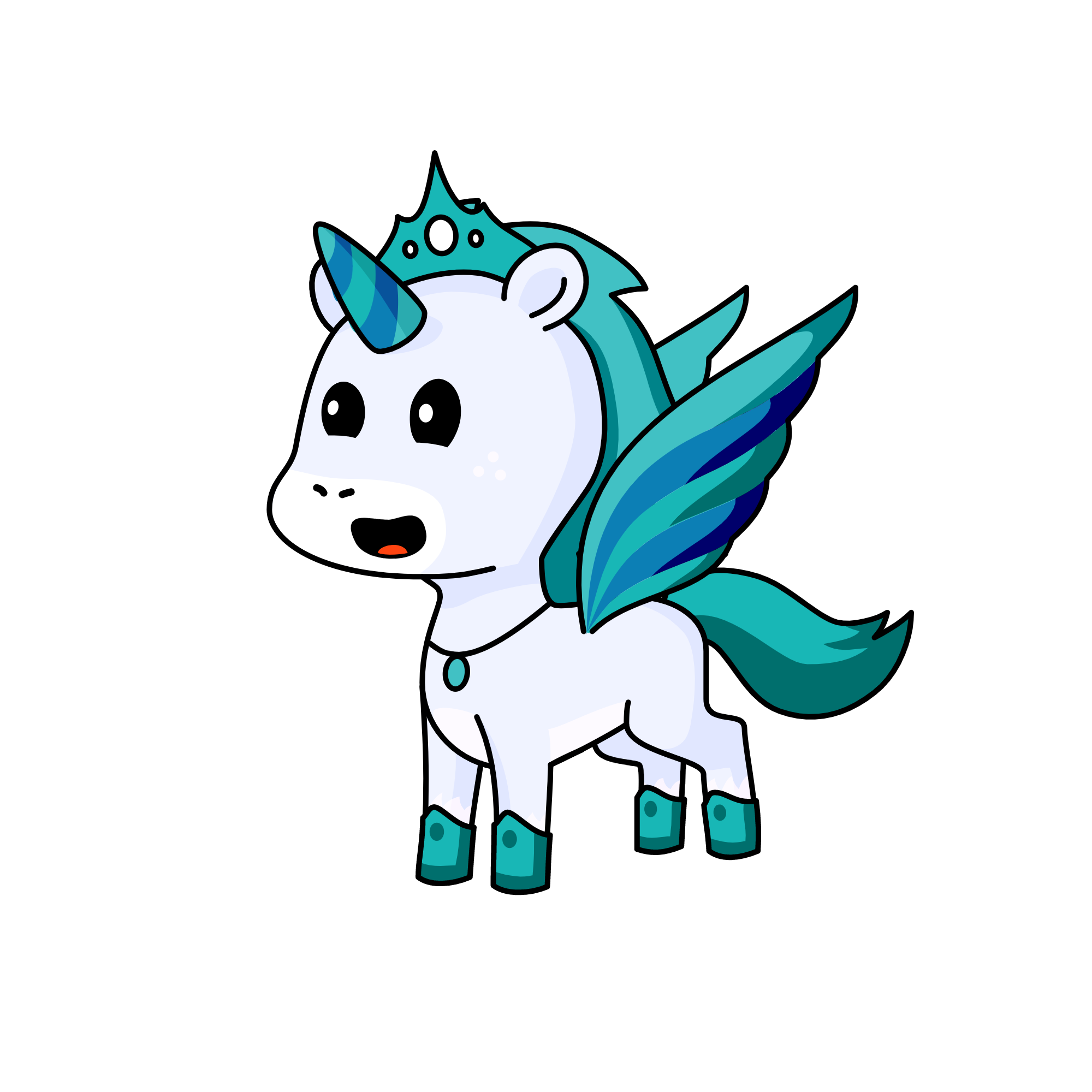 Winter, the unicorn