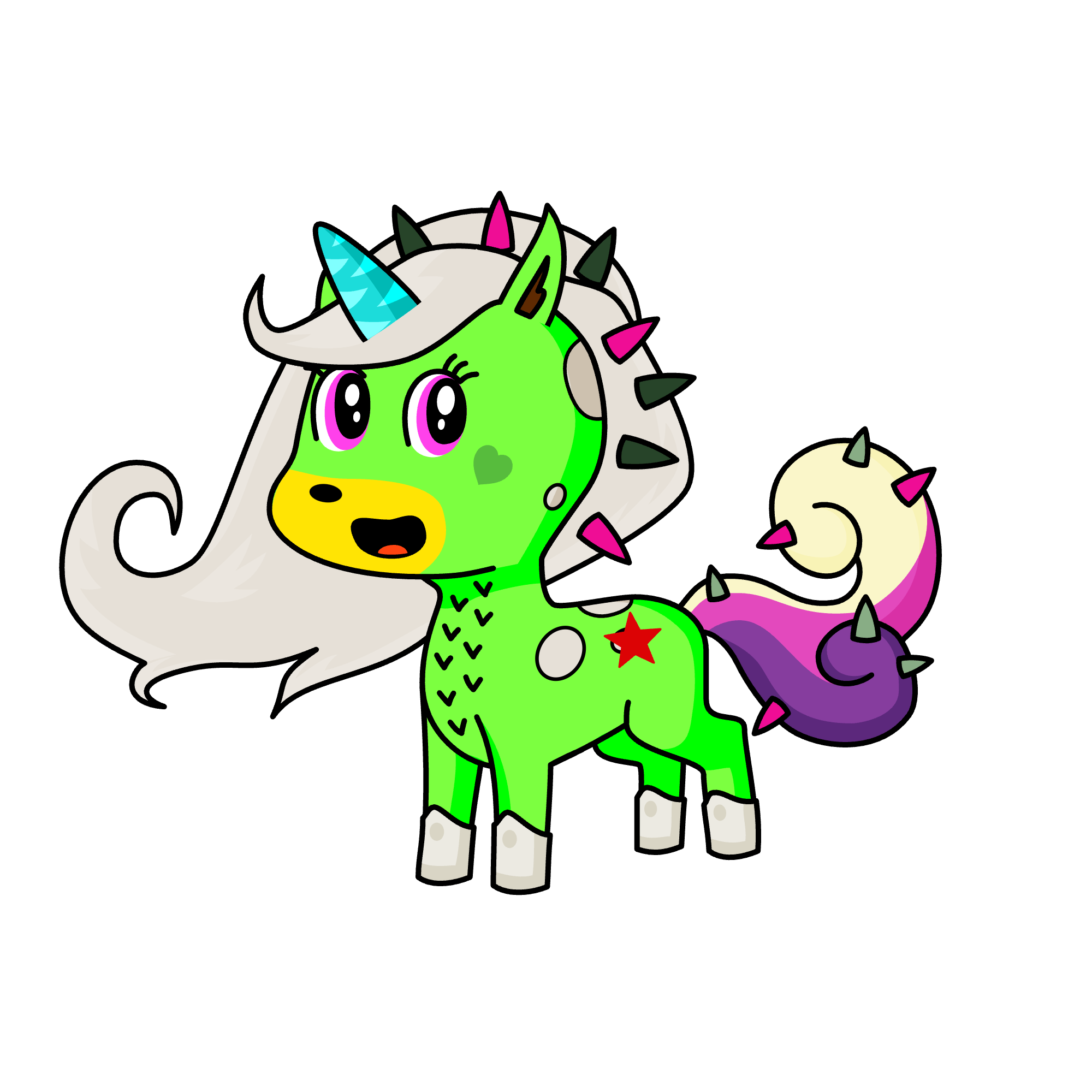 Ugly, the unicorn