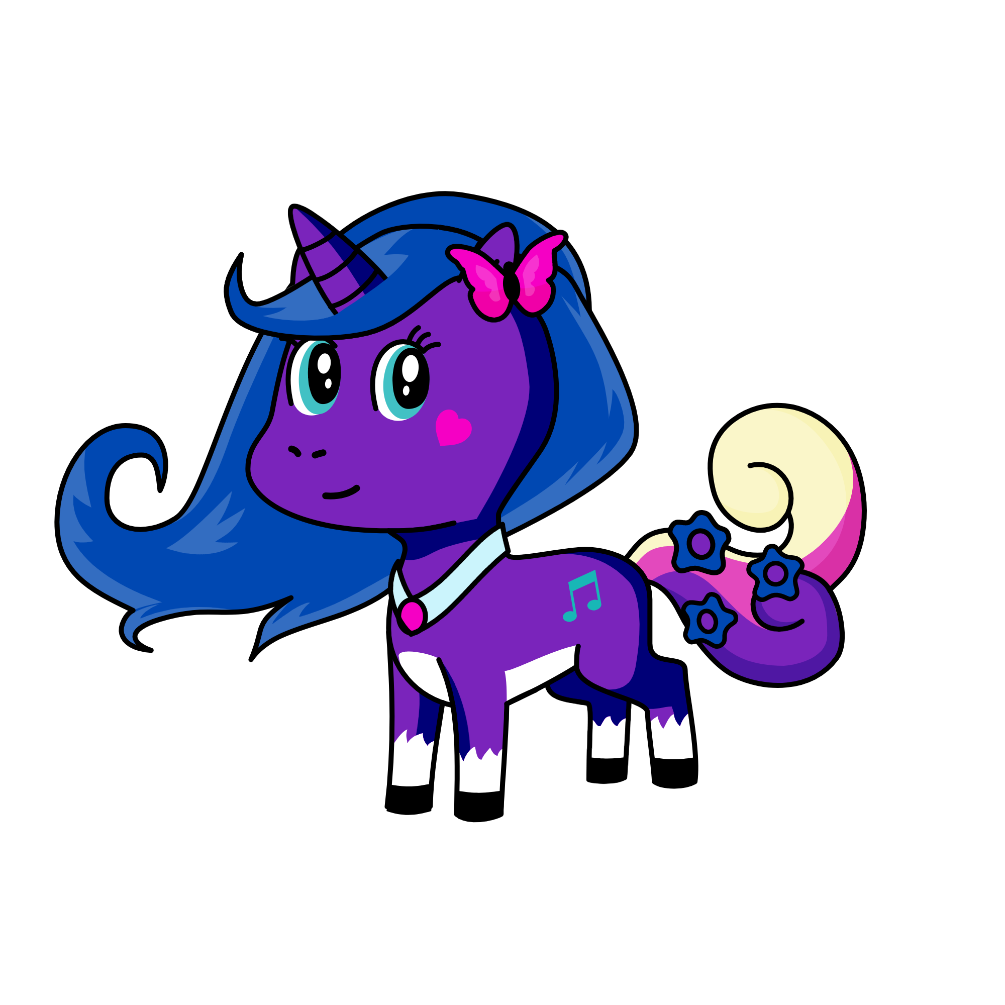 Moonlight Sparkle, the unicorn
