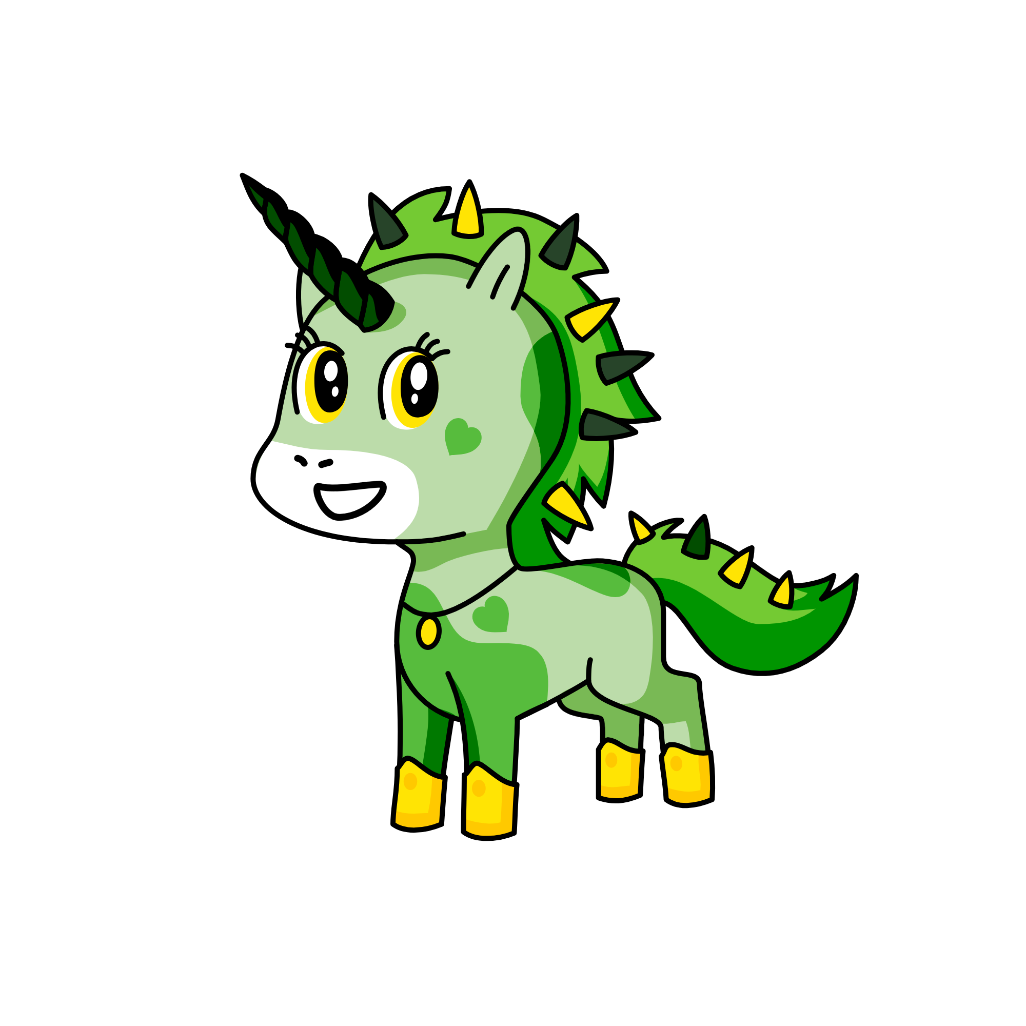 Leah the Leprechaun, the unicorn