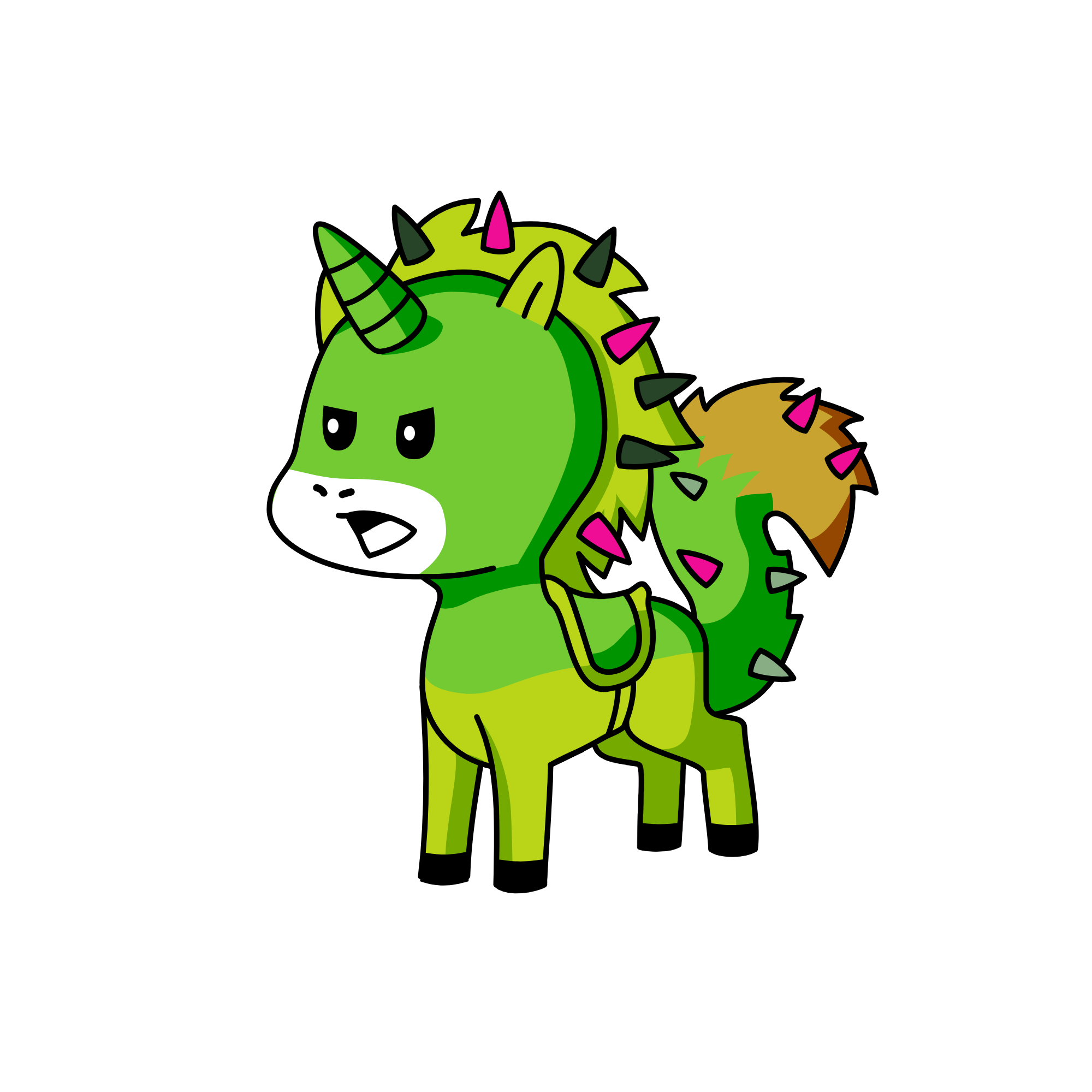 Haunted Rookie Uni, the unicorn