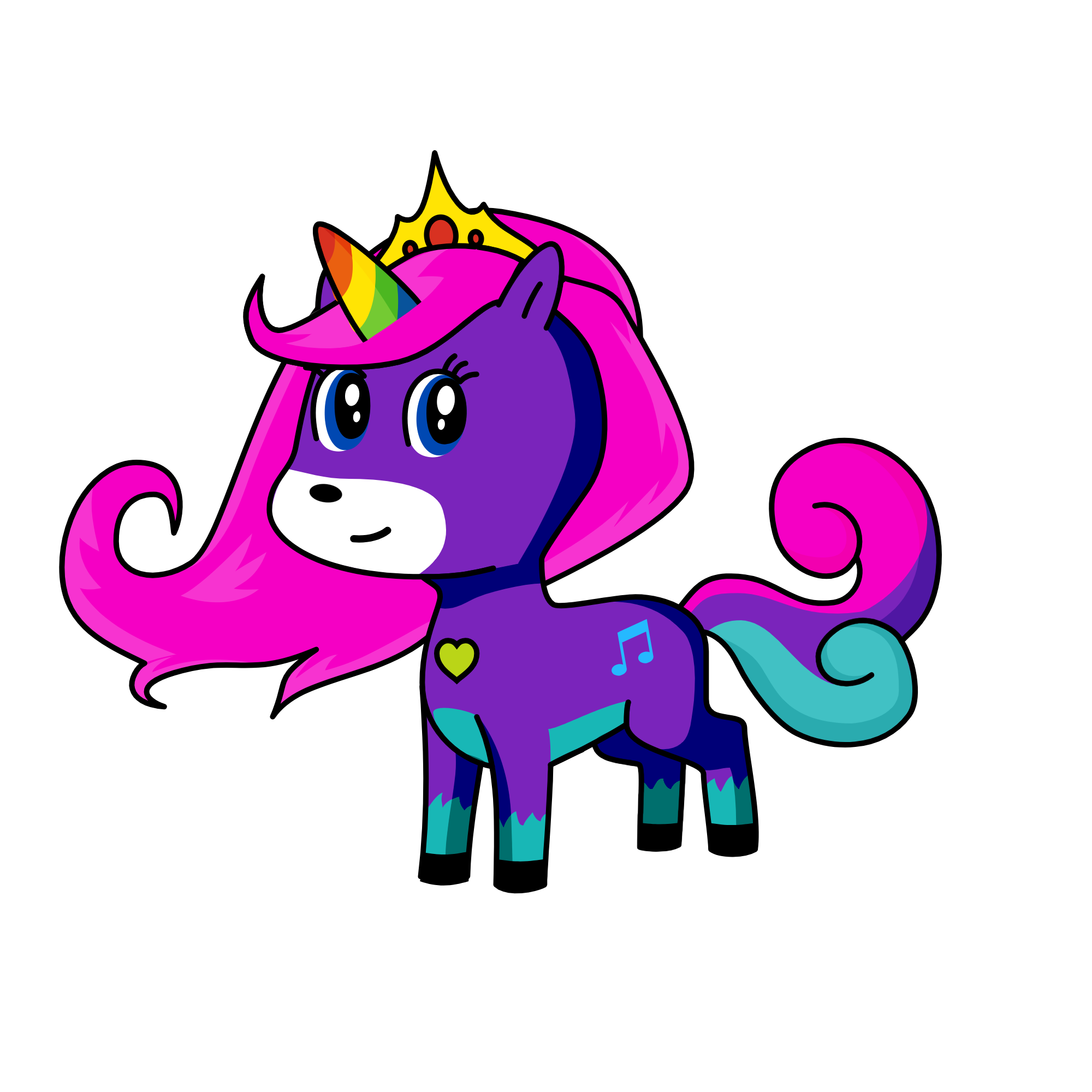 princess binglebourhus, the unicorn