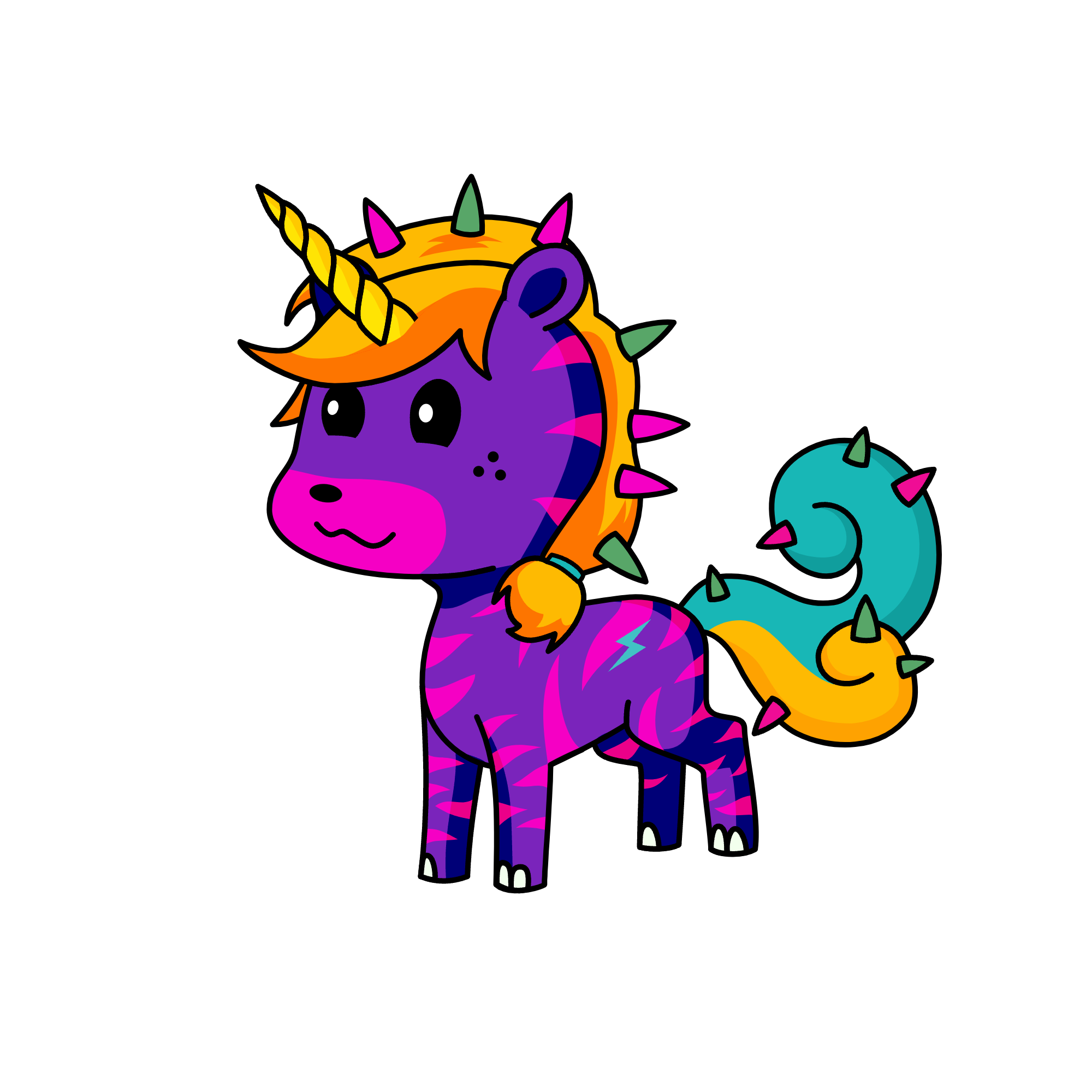 Guillermo Alexander the queen Kimberly, the unicorn