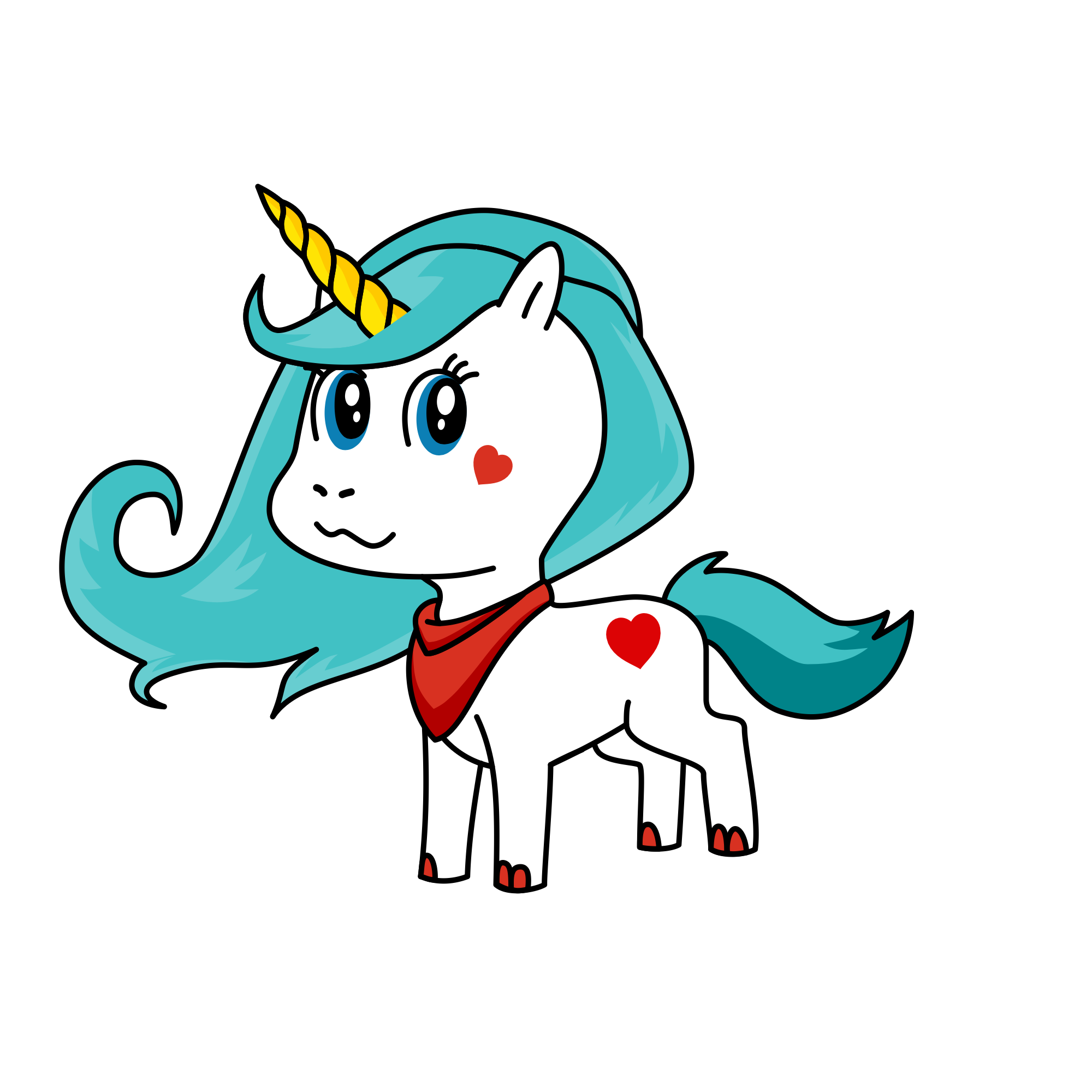 MANGO MUFFIN BREAD, the unicorn