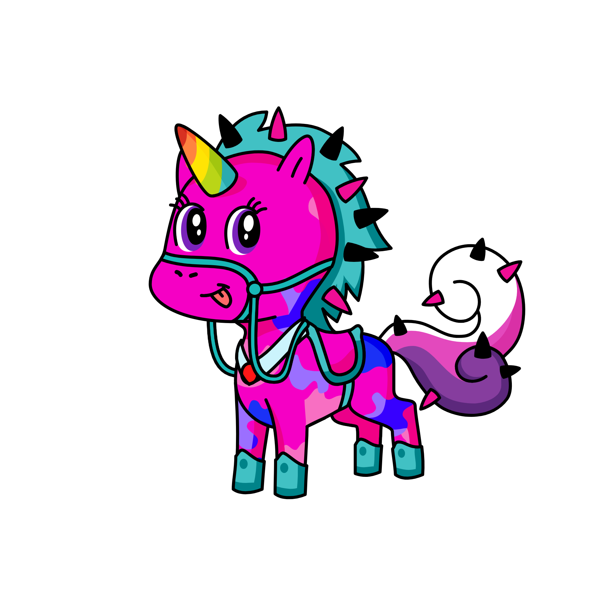 pinky, the unicorn