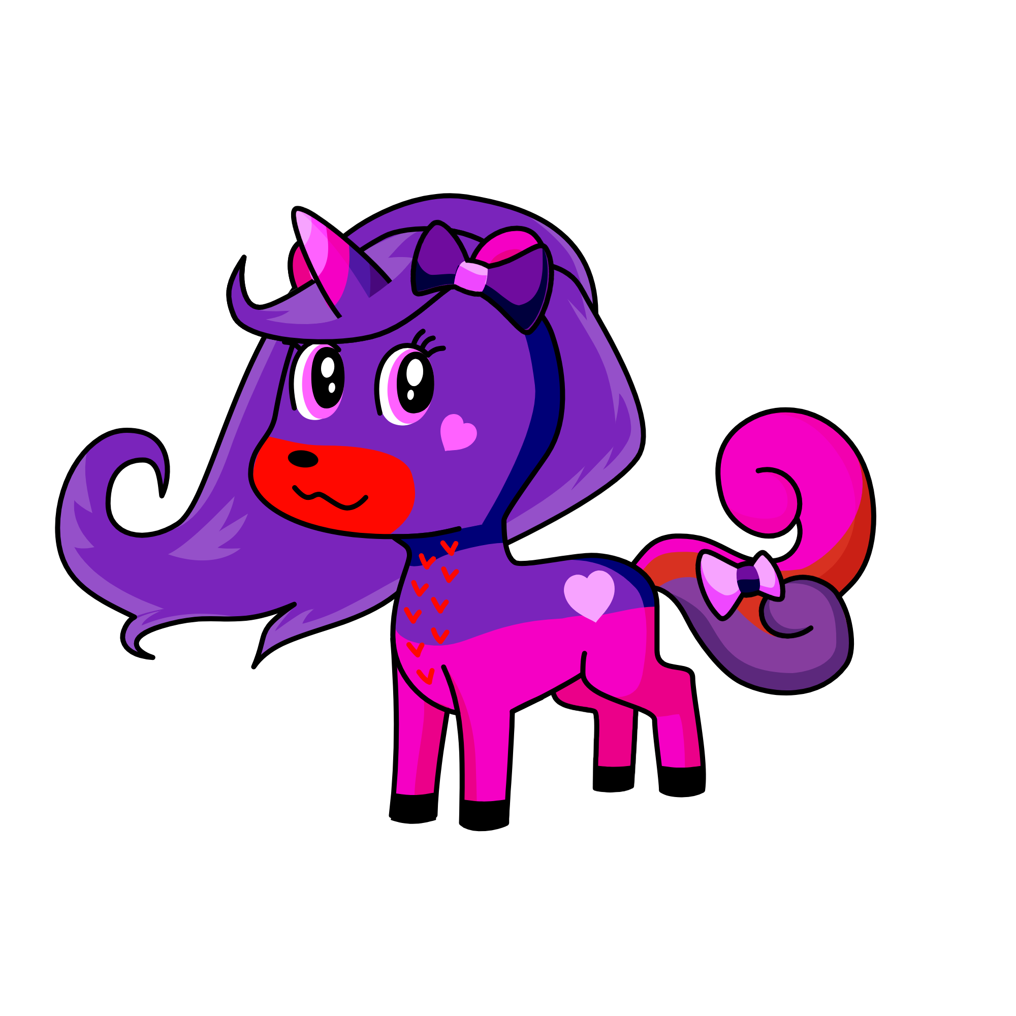 Happy Yips, the unicorn