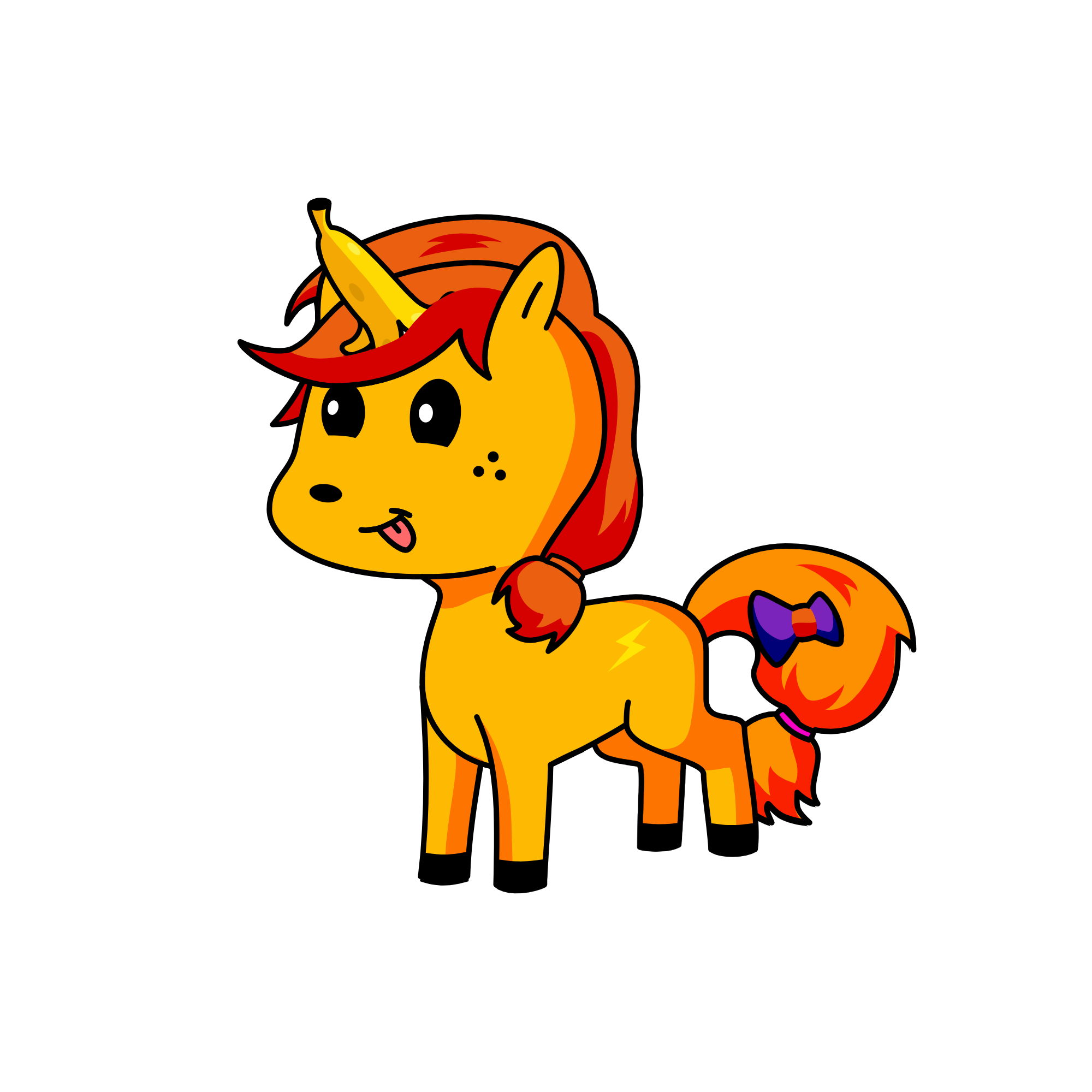 Orange Lighting, the unicorn