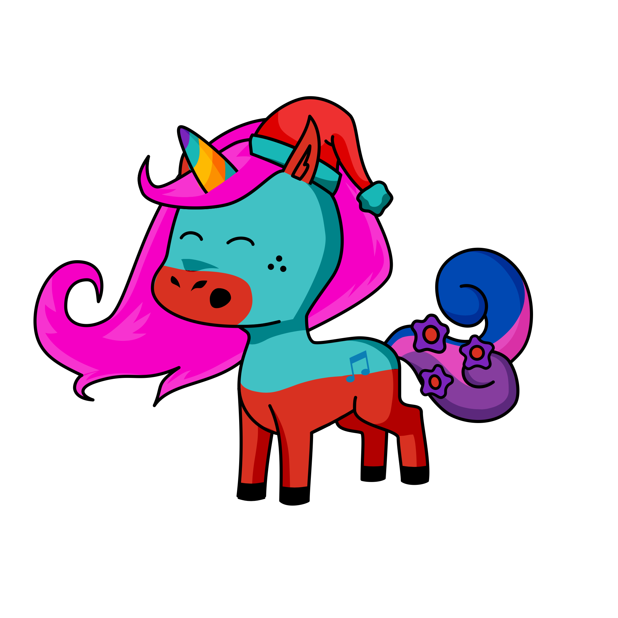 Snowstorm, the unicorn