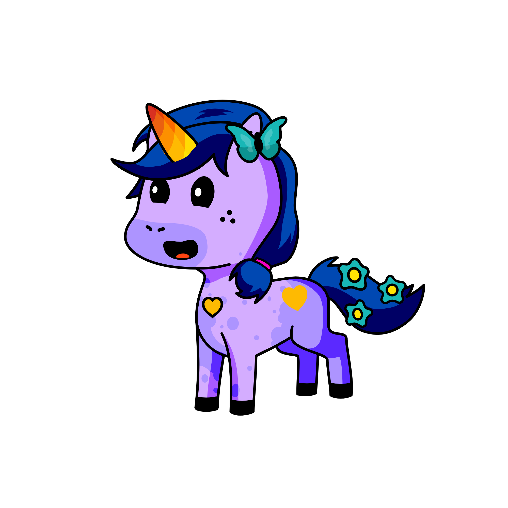 for once actually a unicorn, the unicorn