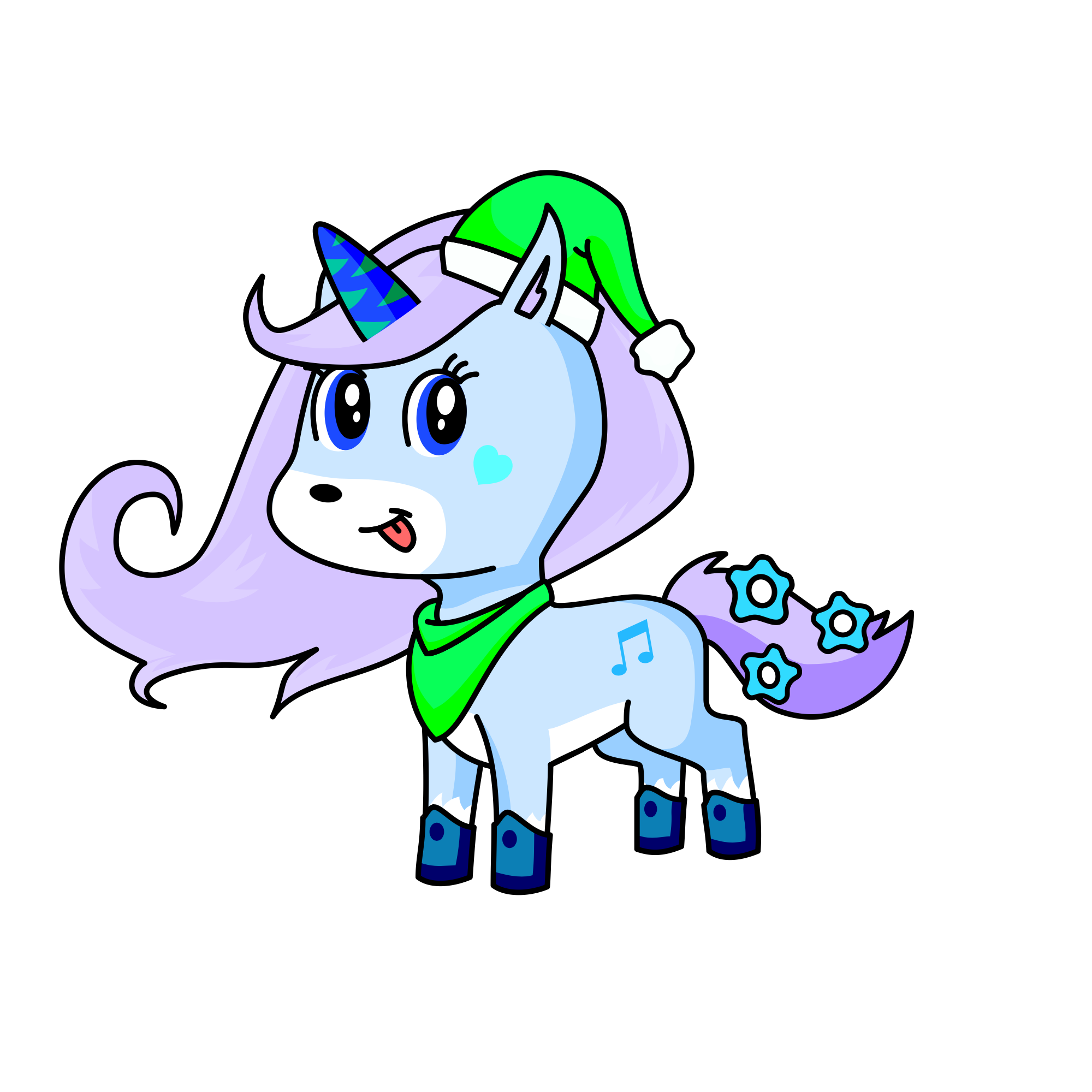 Frosty, the unicorn