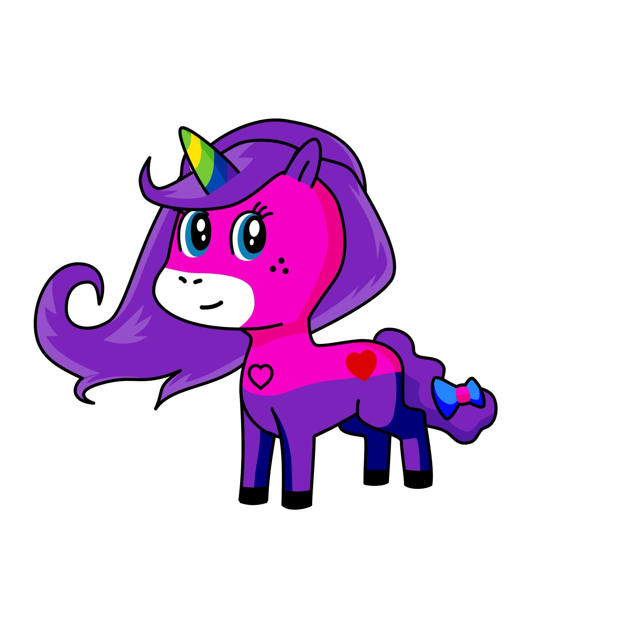 Snowberry, the unicorn