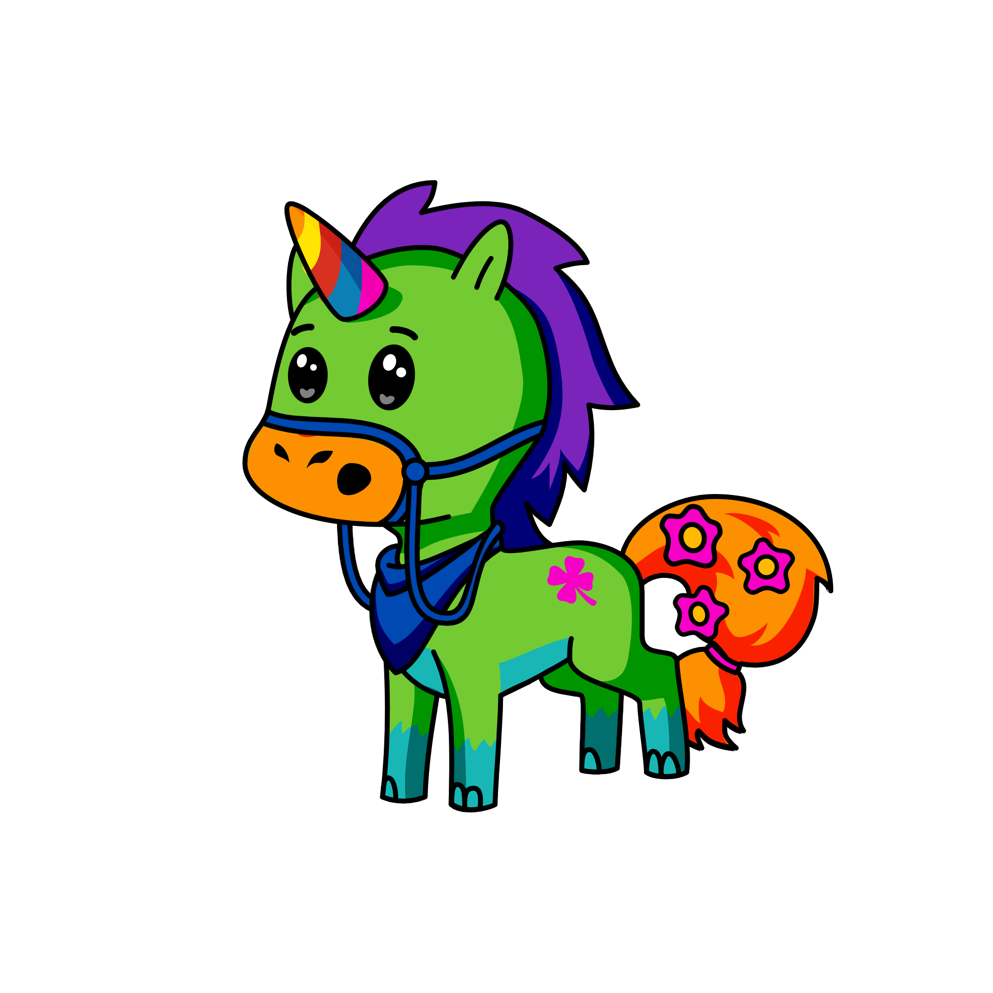 Whatever tf this is, the unicorn