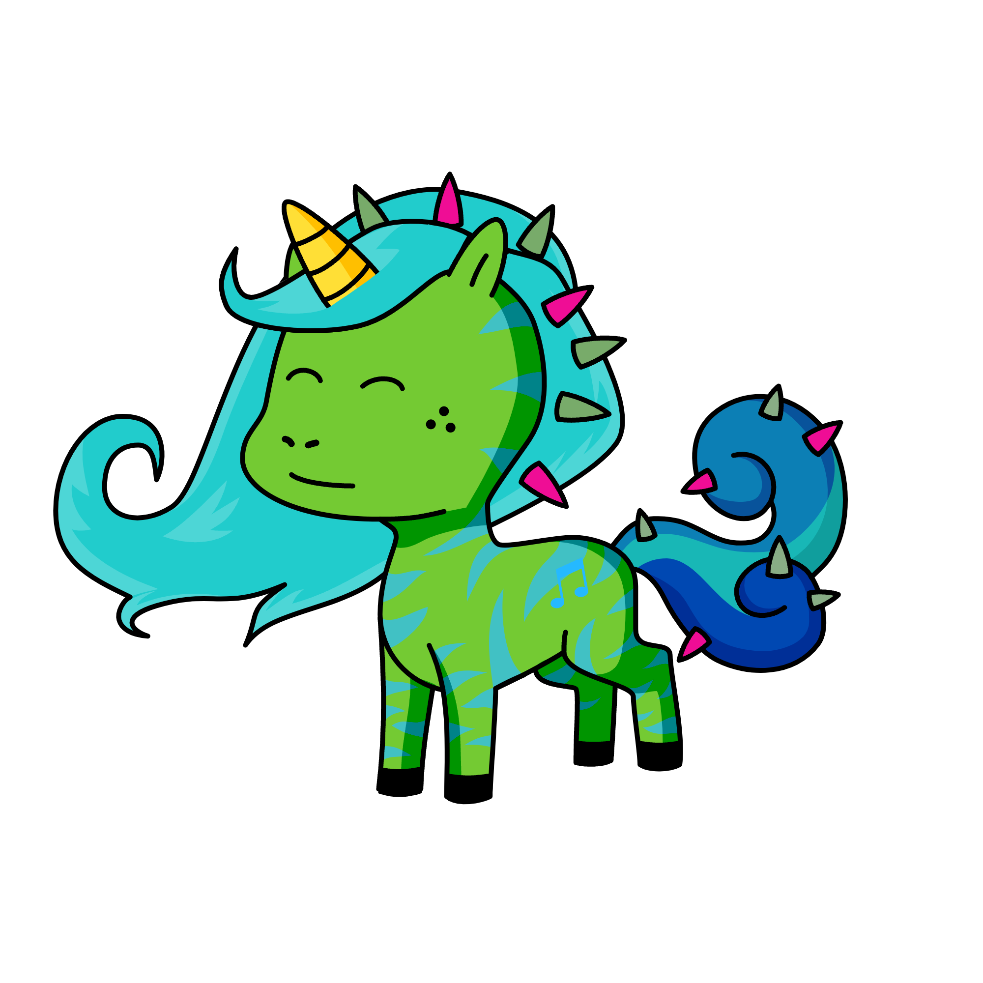 guppi, the unicorn