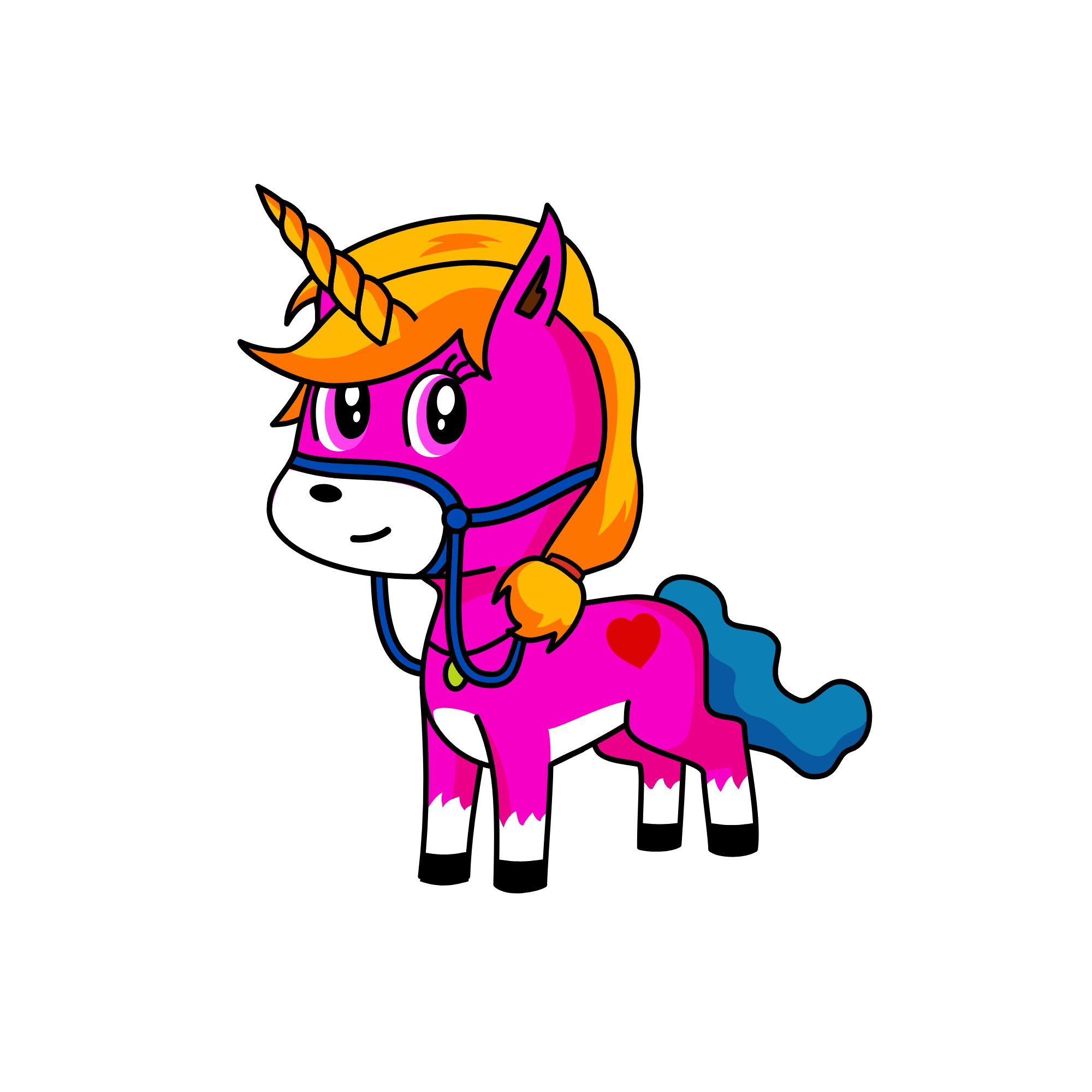 pinky, the unicorn