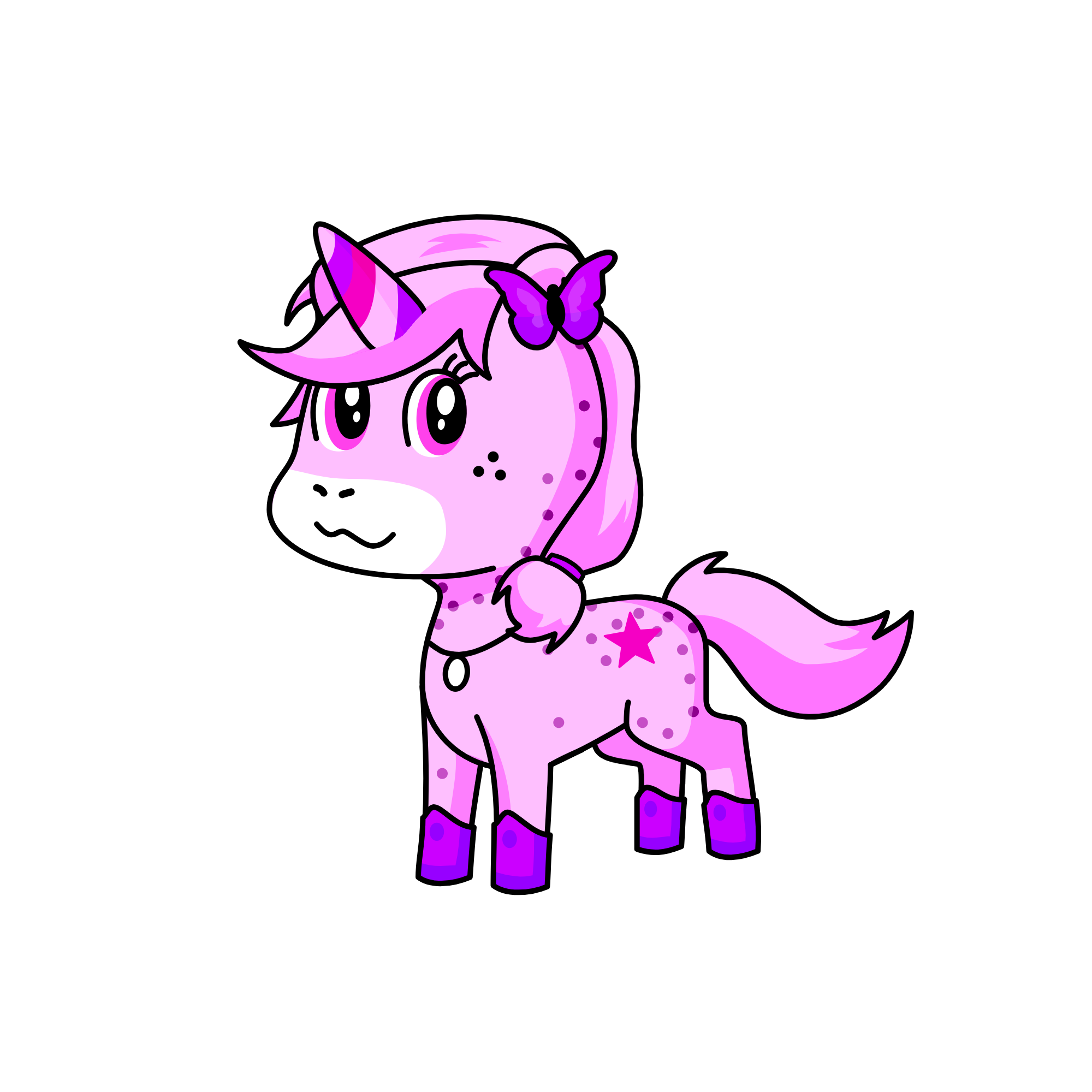 butterfull, the unicorn