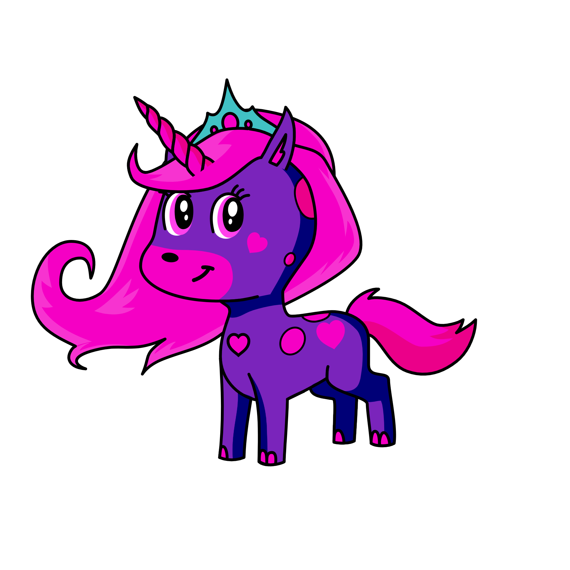 Princess Diamond, the unicorn
