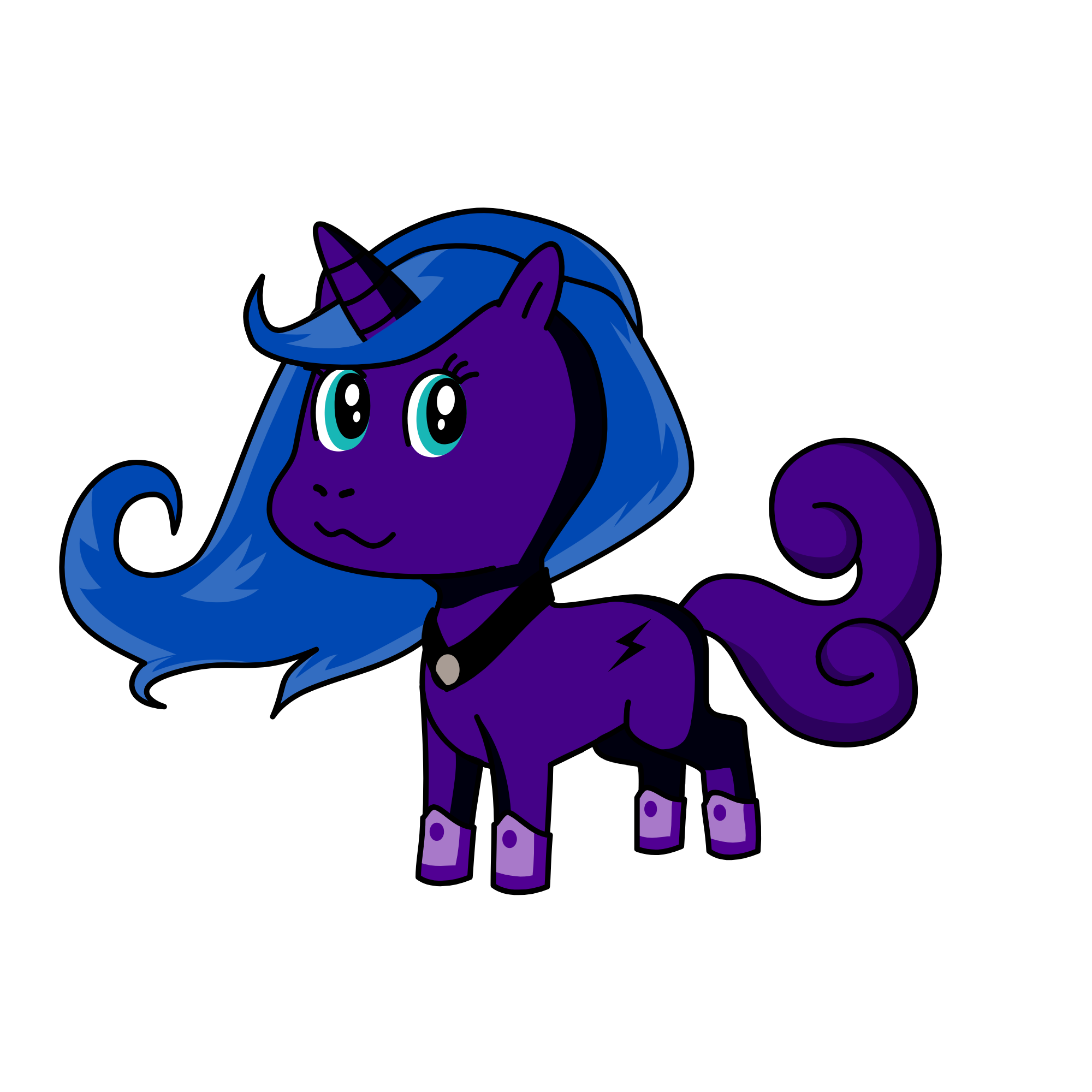 Princess Luna, the unicorn