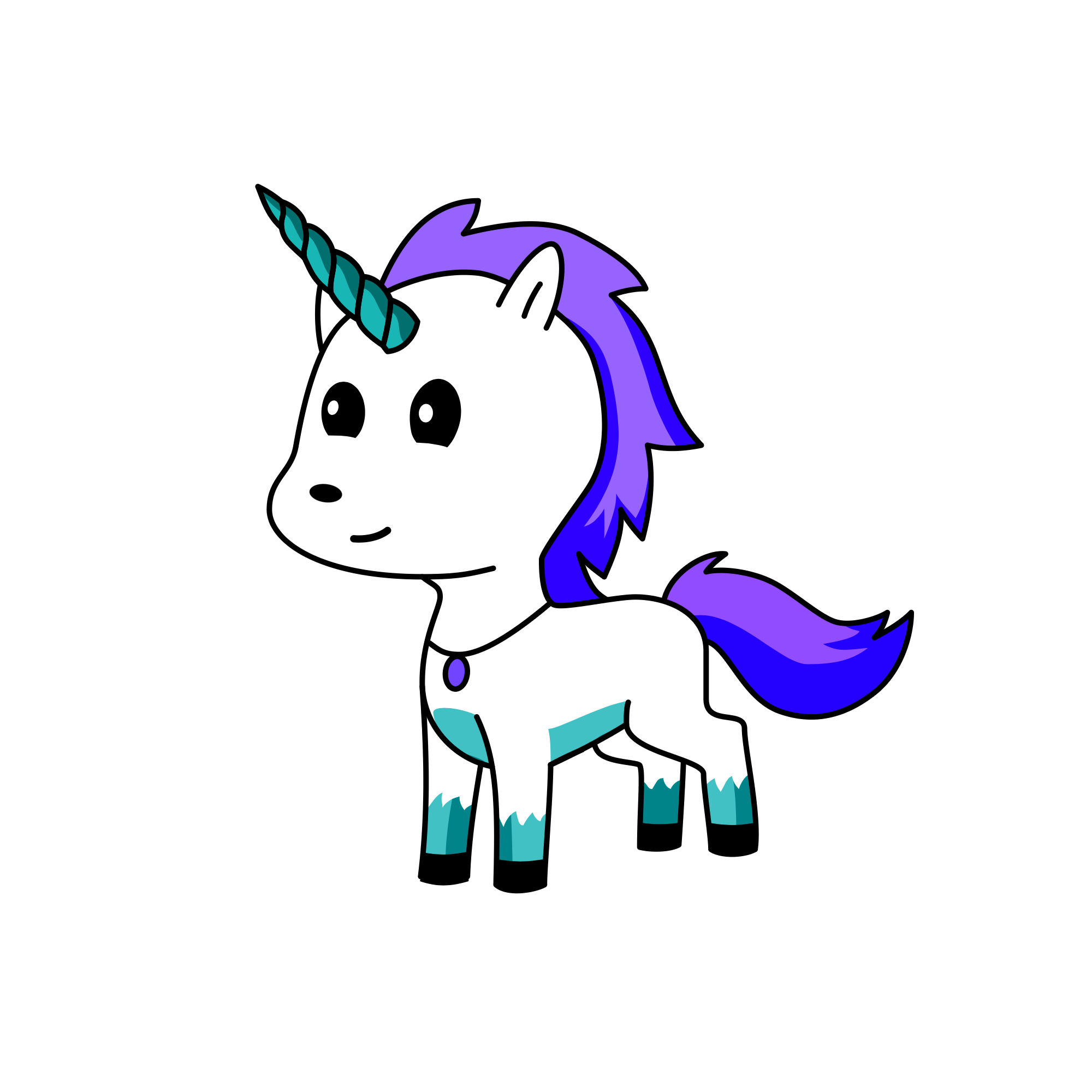 Glacier, the unicorn