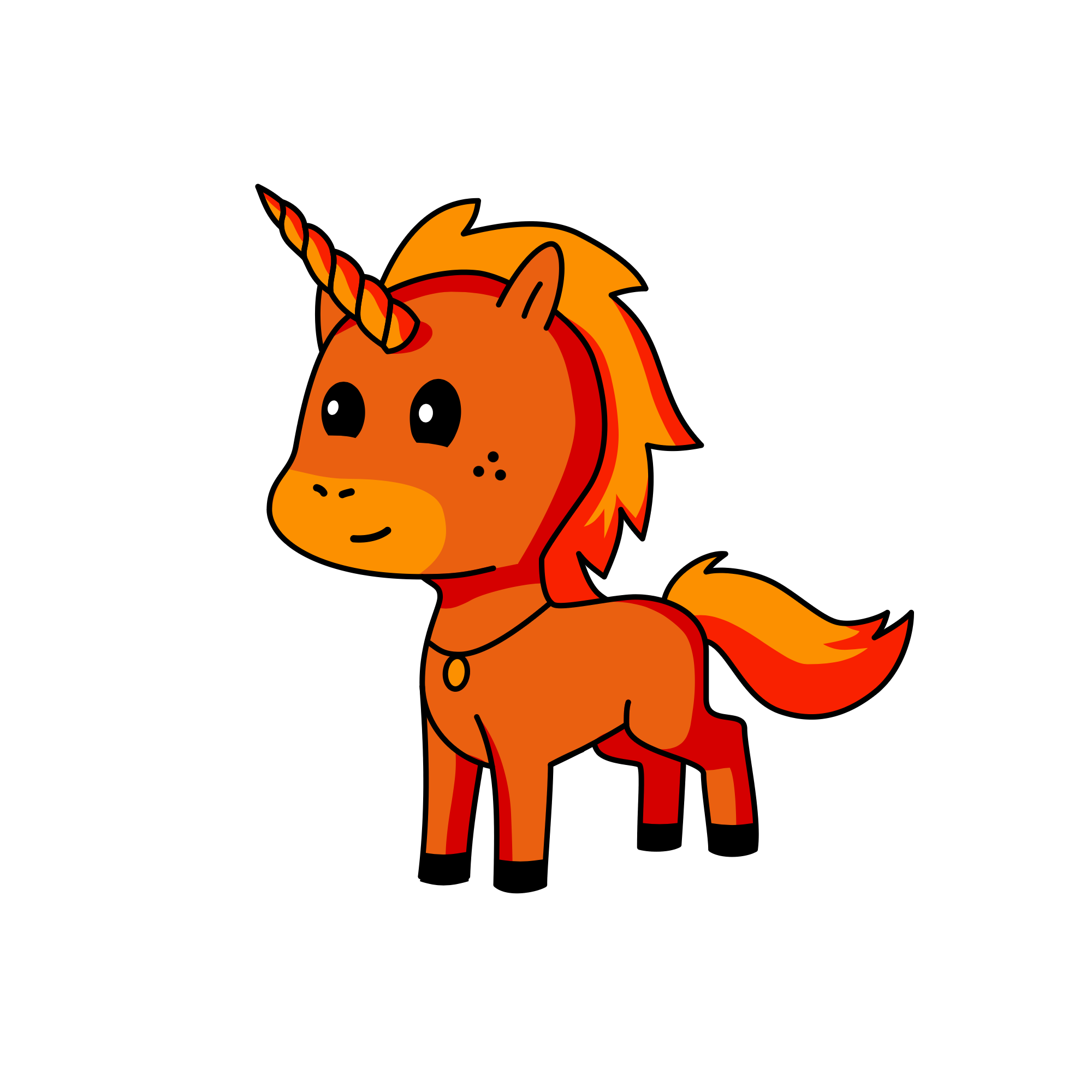 Cinder, the unicorn