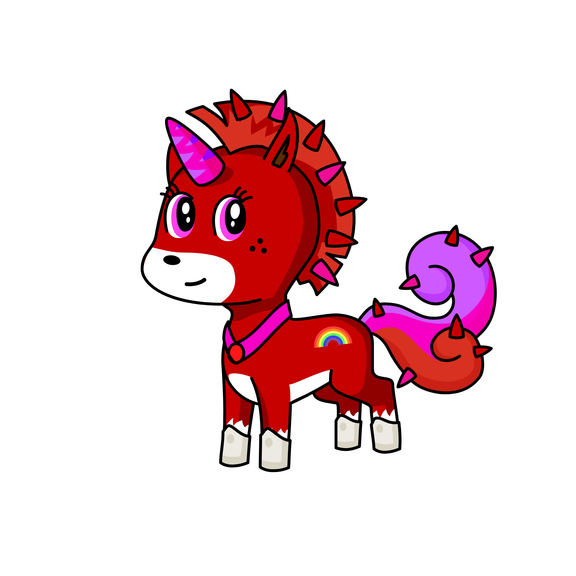Candy, the unicorn