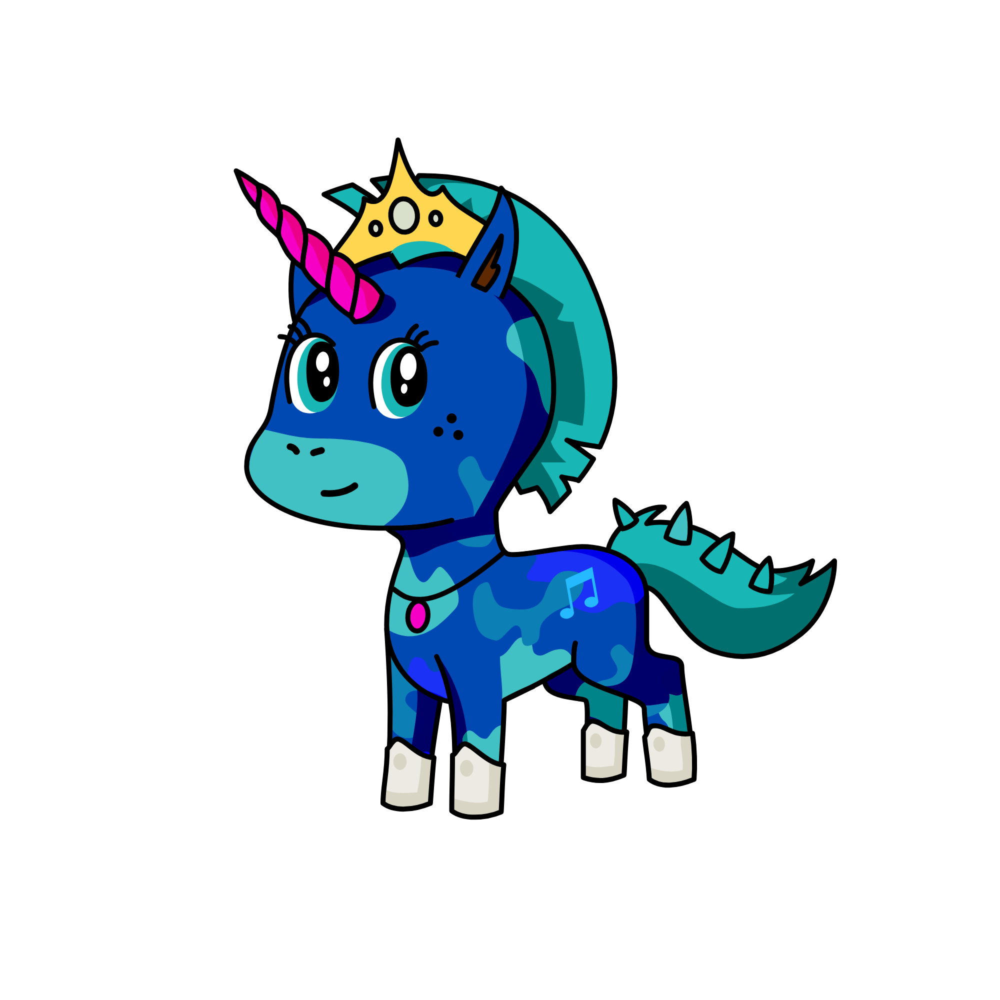 Queen Unicorn, the unicorn