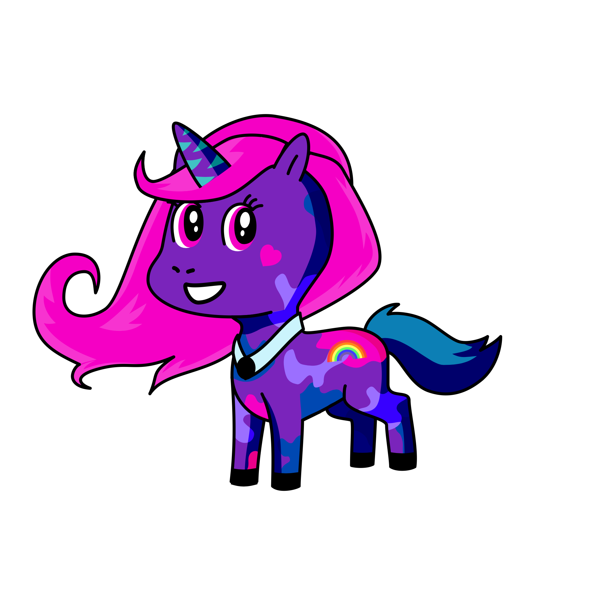 Princess Bi-Sweets, the unicorn